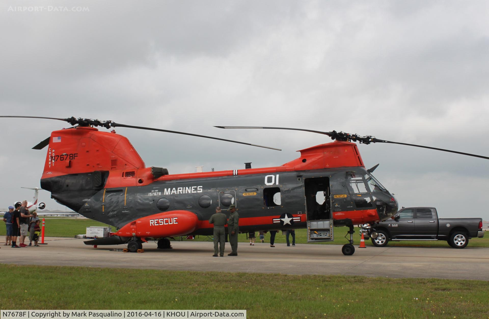 N7678F, Boeing Vertol HH-46E Sea Knight C/N 2577, Boeing Vertrol HH-46E