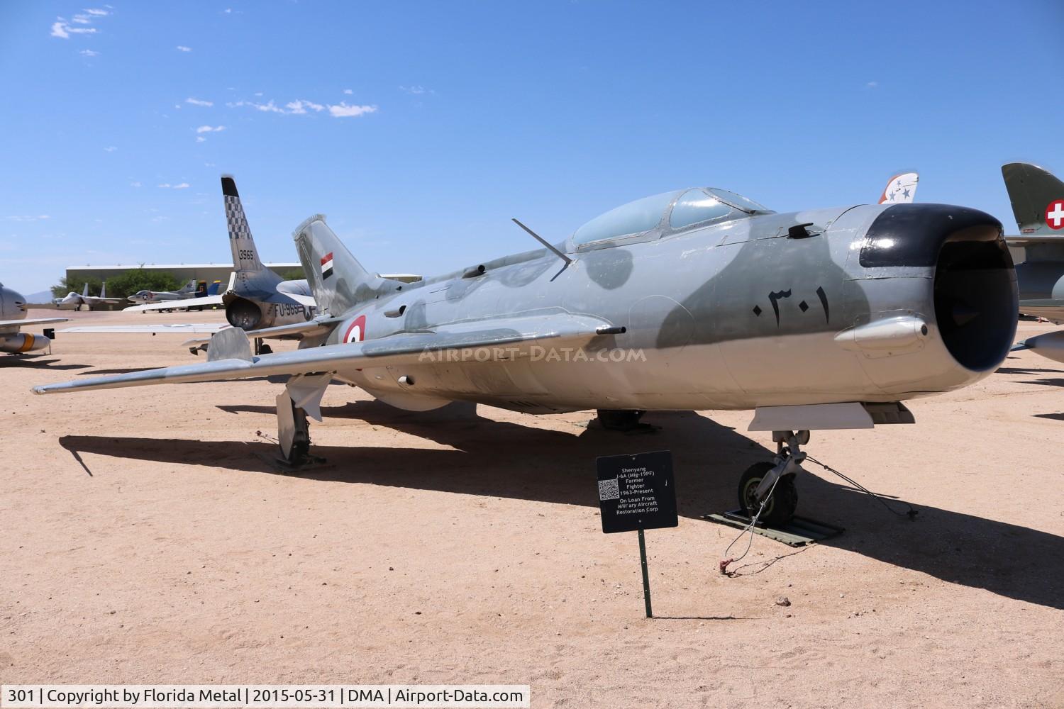 301, Shenyang J-6A (MiG-19PF) C/N Not found 301, Mig-19PF