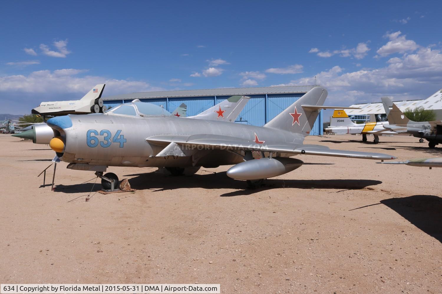 634, Mikoyan-Gurevich MiG-17PF C/N 1D-0634, Mig-17