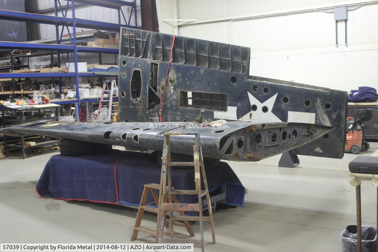 57039, General Motors (Grumman) FM-2 Wildcat C/N Not found USN57039, FM-2 Wildcat restoration