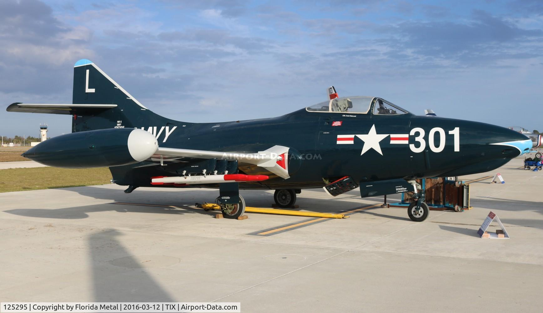 125295, Grumman F9F-5 Panther C/N Not found 125295, F9F-5 Panther