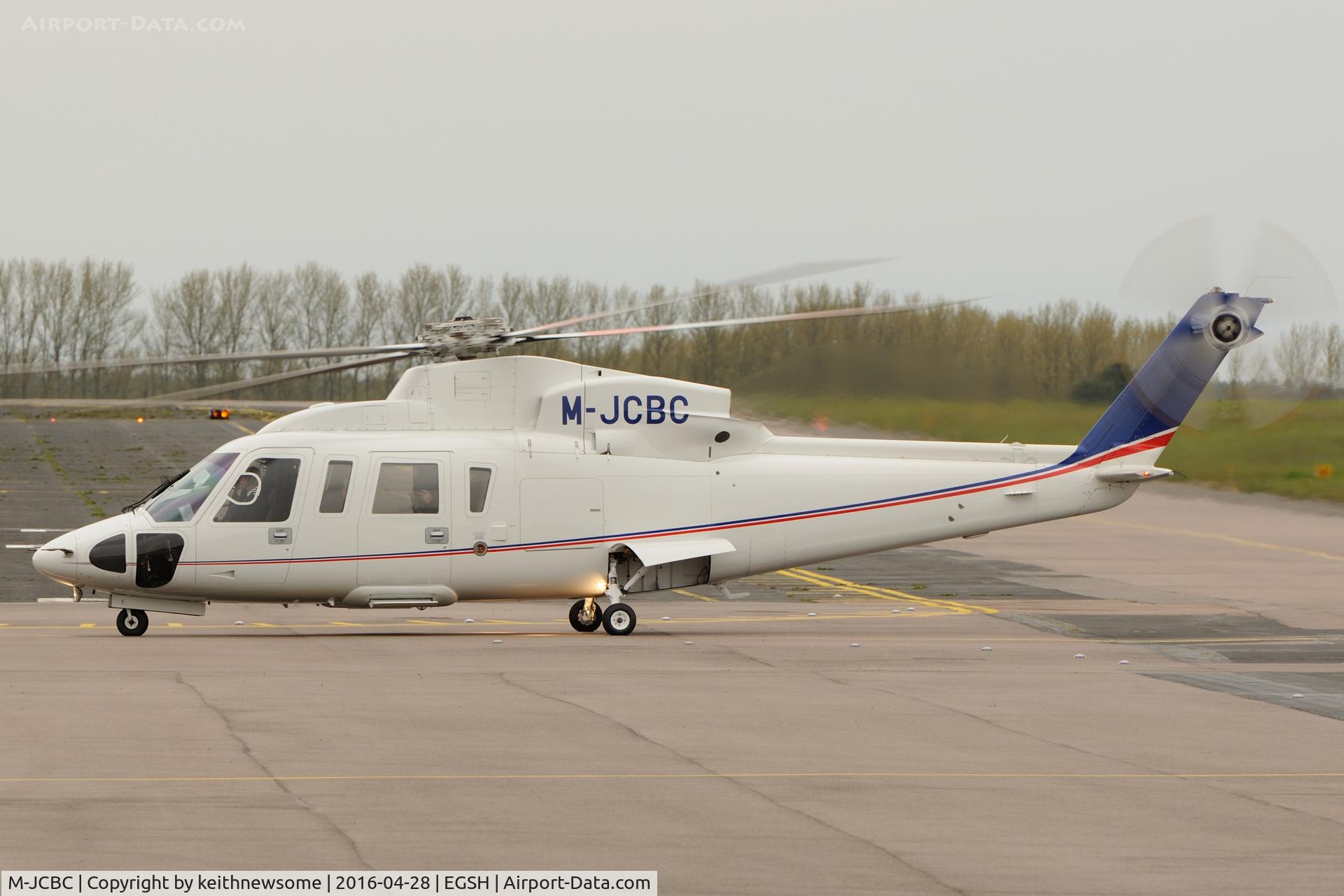 M-JCBC, 2006 Sikorsky S-76C C/N 760616, Nice return visitor.