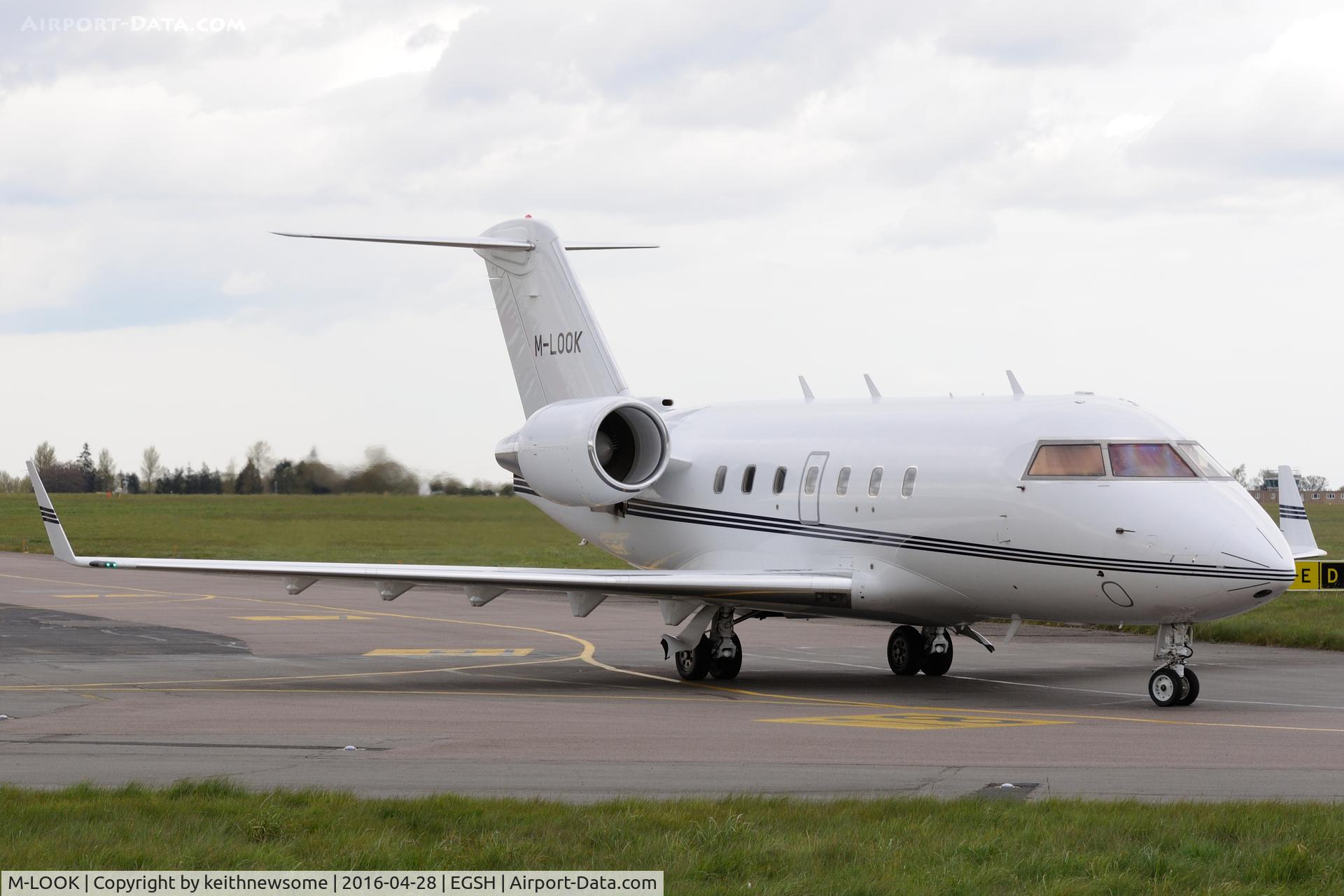 M-LOOK, 1996 Canadair Challenger 604 (CL-600-2B16) C/N 5319, Nice Visitor.