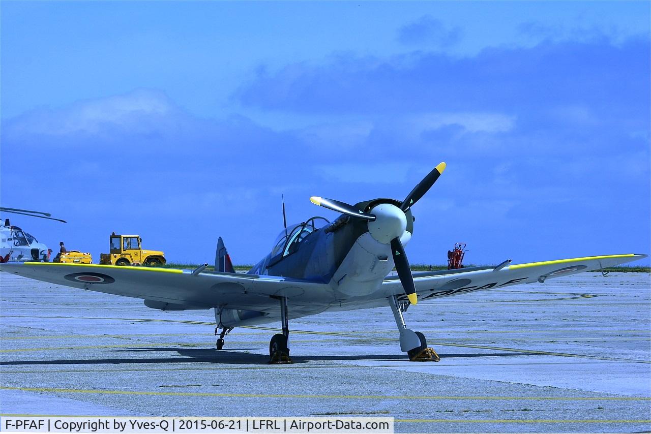F-PFAF, Supermarine Aircraft Spitfire Mk.26B C/N 80, Supermarine Spitfire Mk.26B Replica, On display, Lanvéoc-Poulmic Naval Air Base (LFRL) Open day in june 2015