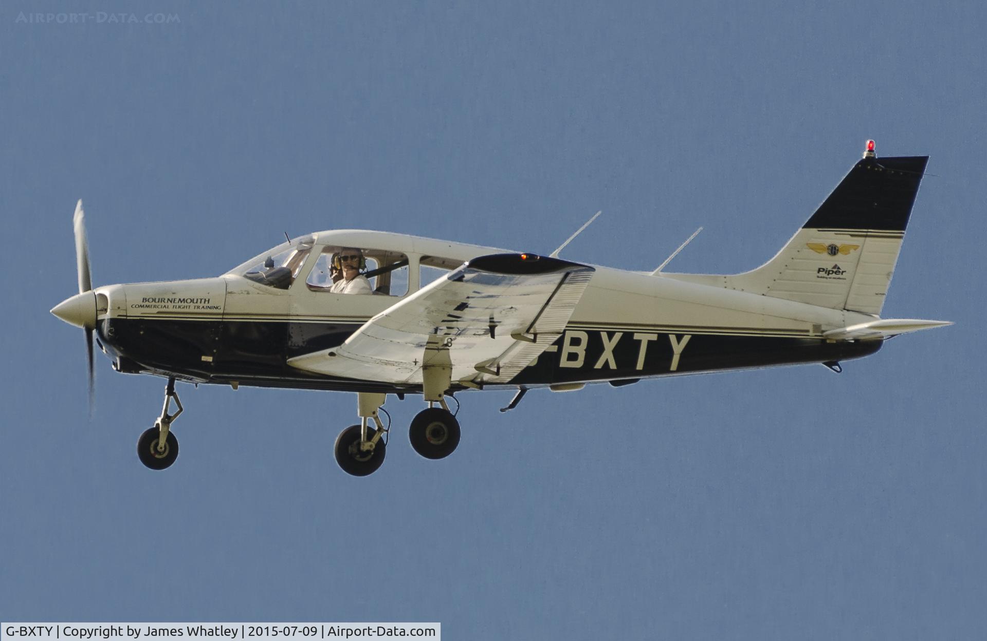 G-BXTY, 1989 Piper PA-28-161 Cadet C/N 2841179, Near Boscombe Down.