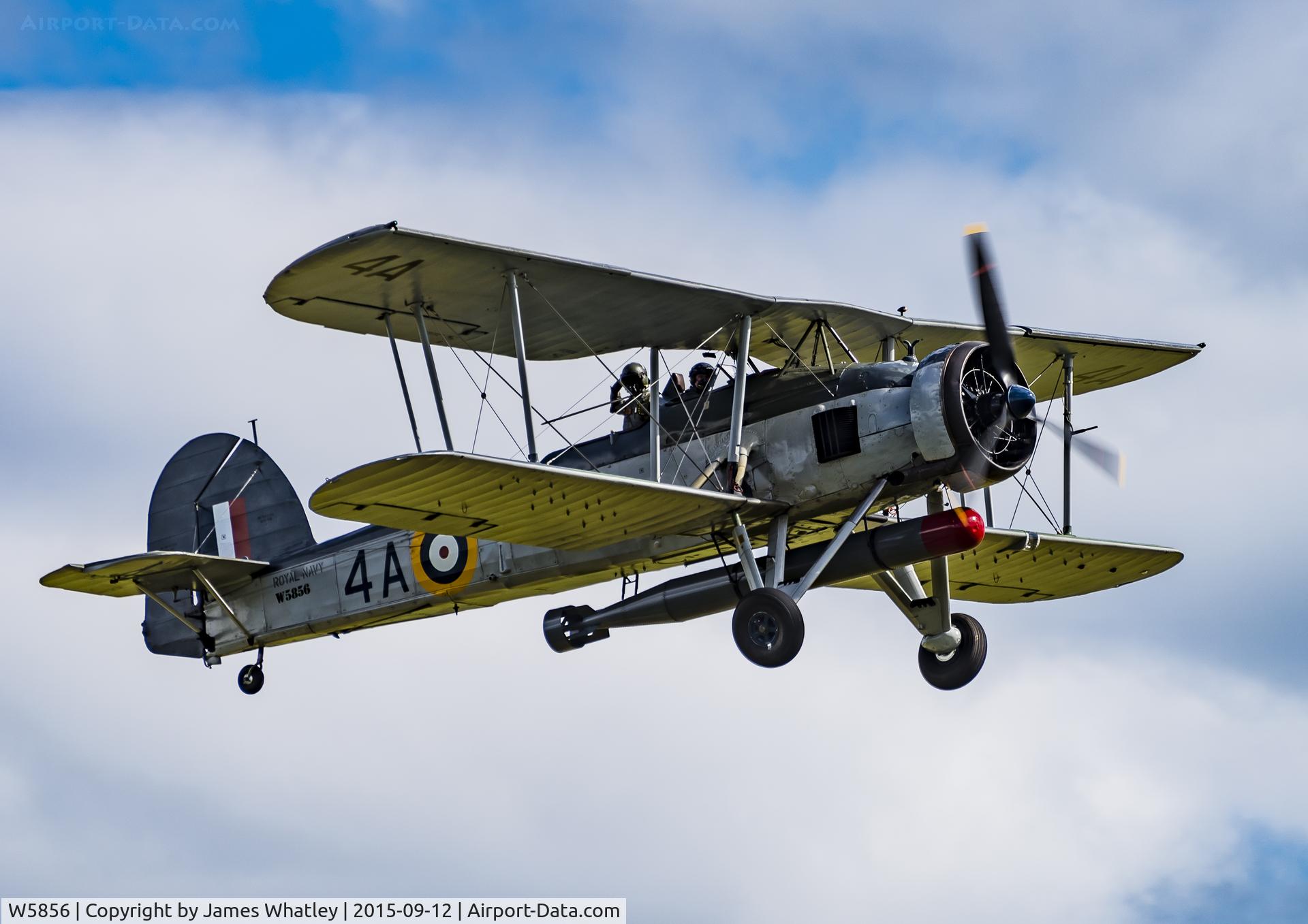 W5856, 1941 Fairey Swordfish Mk.II C/N B3593 Unconfirmed, Old Sarum airshow