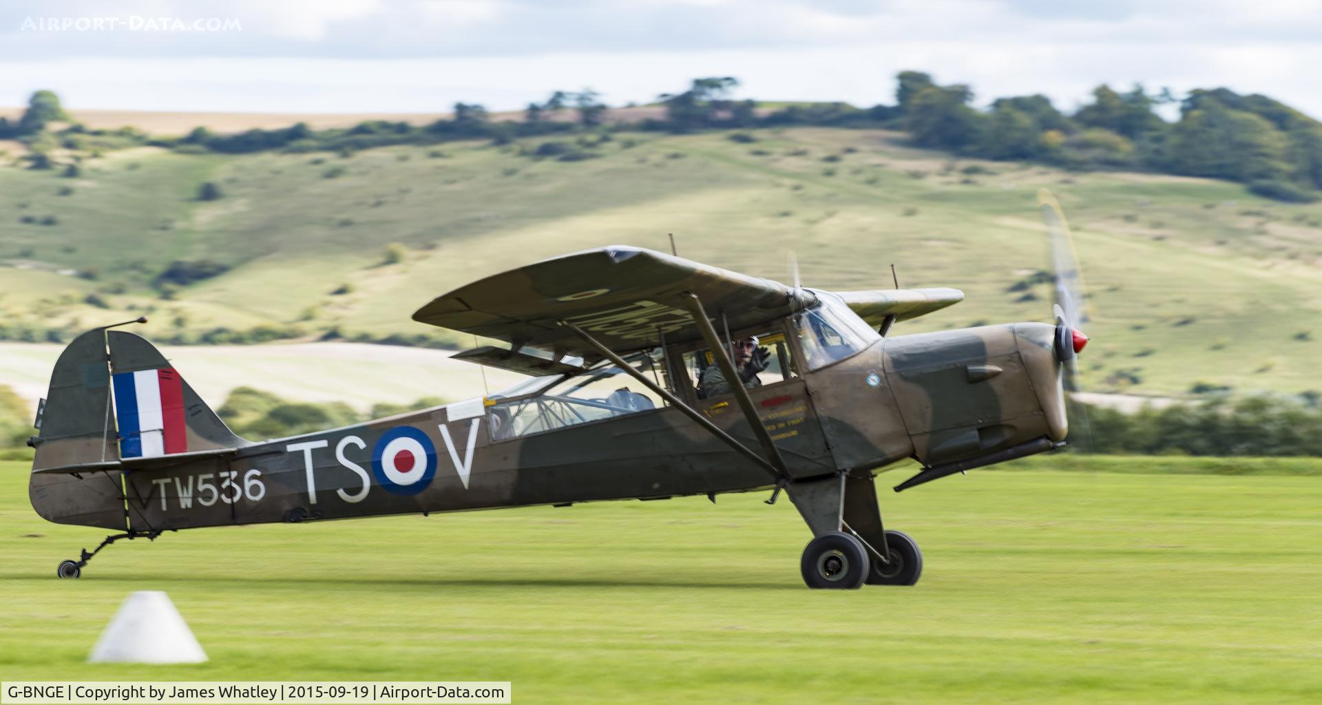 G-BNGE, 1946 Auster AOP.6 C/N 1925, Old Sarum airshow