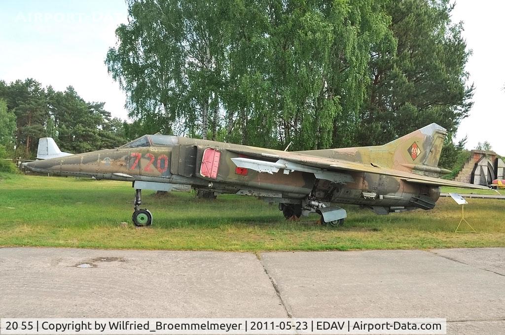 20 55, Mikoyan-Gurevich MiG-23BN C/N 0393215732, Displayed at Finow Air Museum