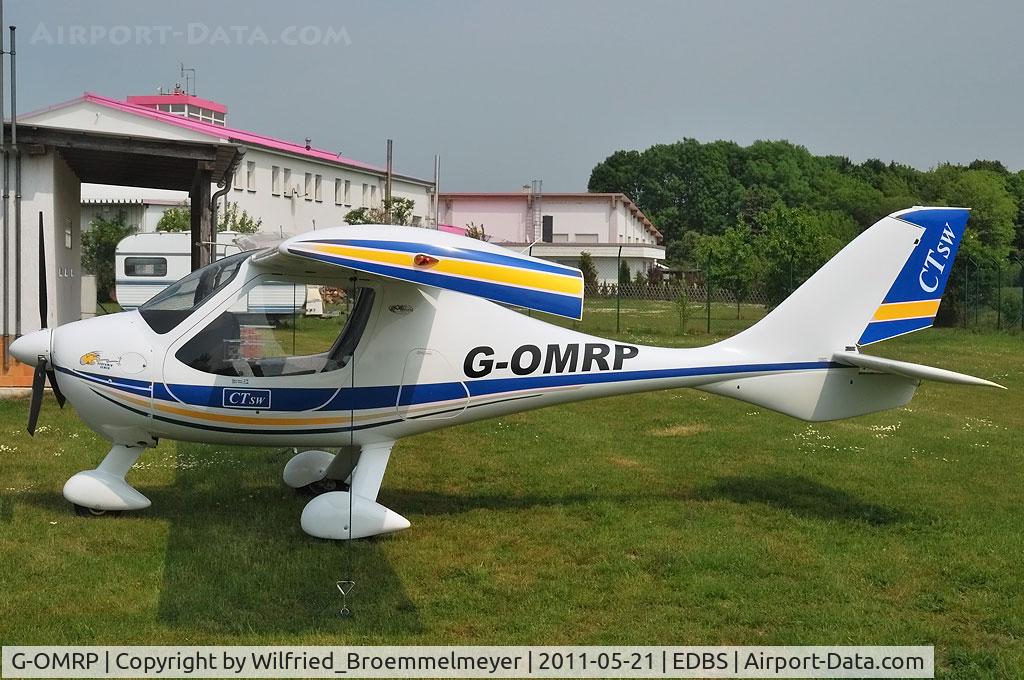 G-OMRP, Flight Design CTSW C/N 8397, At EDBS - Soemmerda-Dernsdorf - 15 miles north of Erfurt - VOR (ERF)