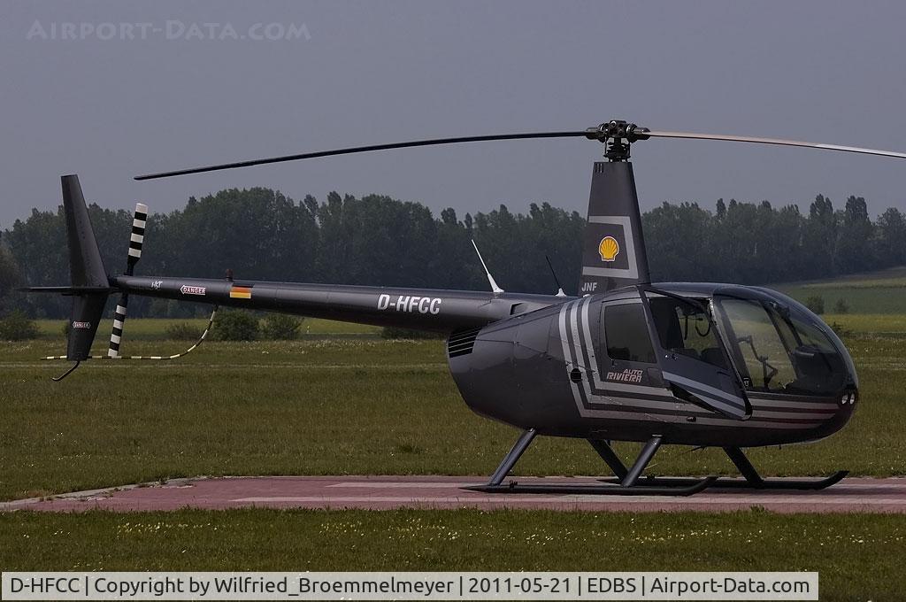 D-HFCC, Robinson R44  Raven II C/N 10022, At EDBS - Soemmerda-Dernsdorf - 15 miles north of Erfurt - VOR (ERF)
