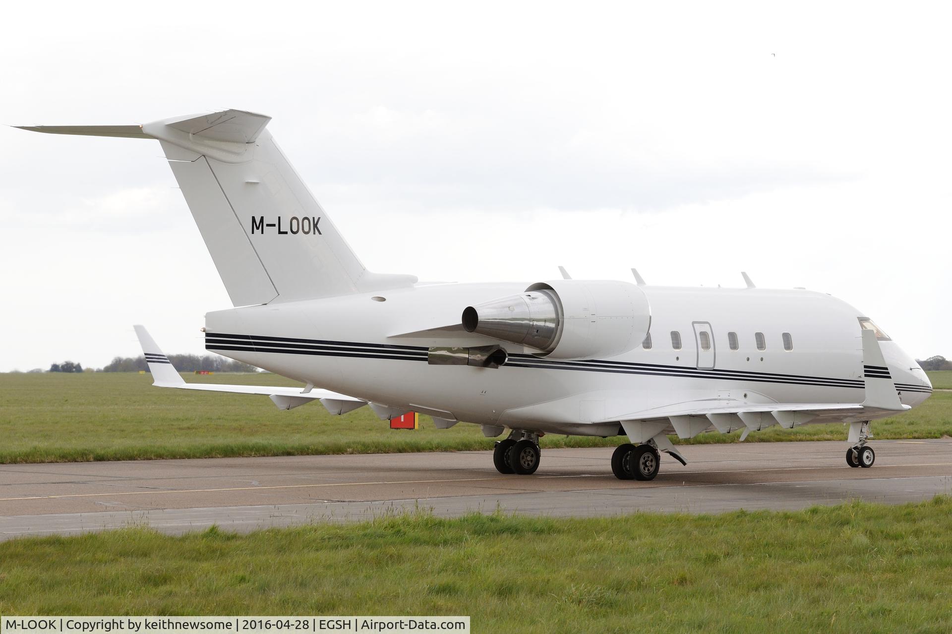 M-LOOK, 1996 Canadair Challenger 604 (CL-600-2B16) C/N 5319, Nice Visitor.