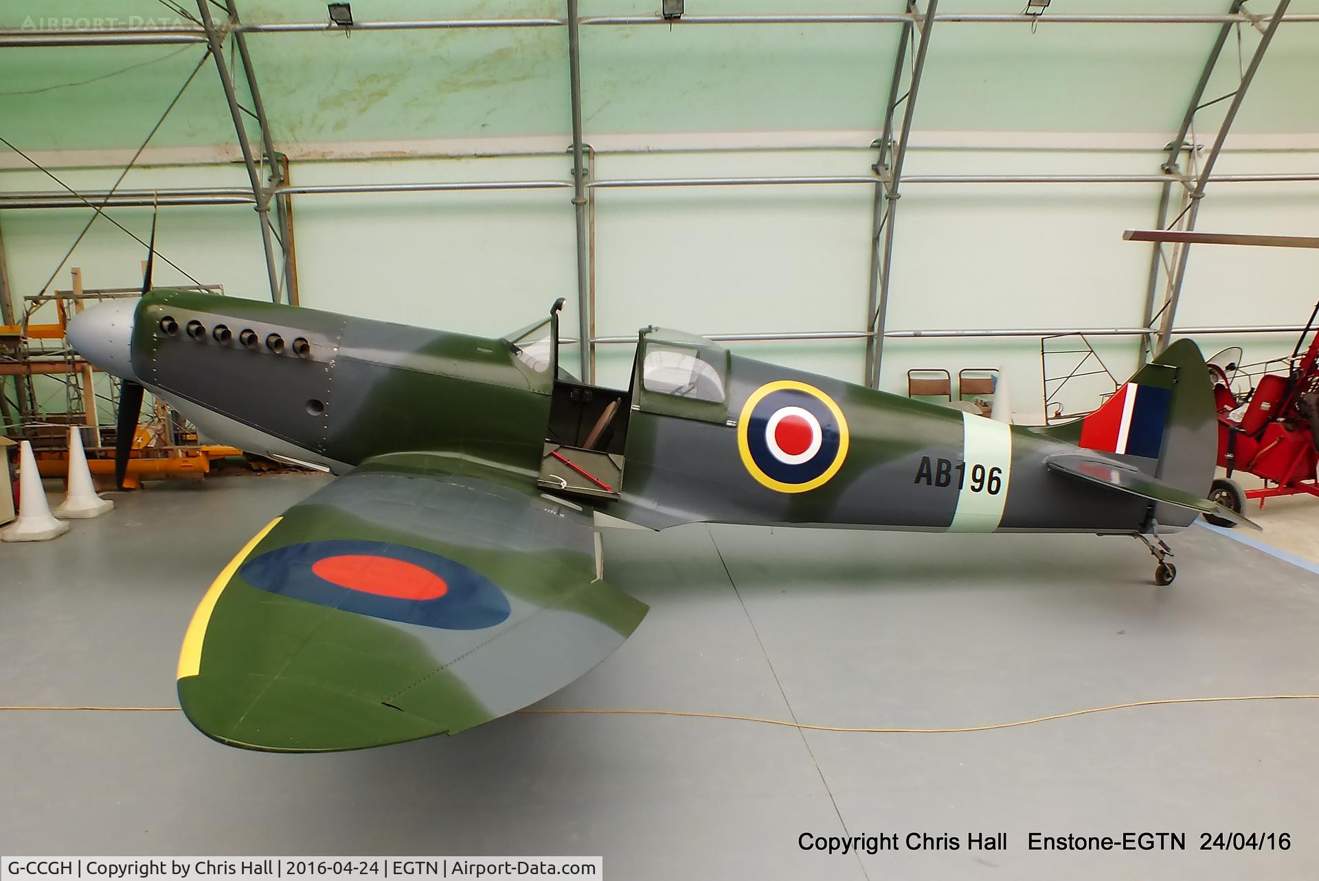 G-CCGH, 2007 Supermarine Aircraft Spitfire Mk.26 C/N PFA 324-14054, at Enstone airfield