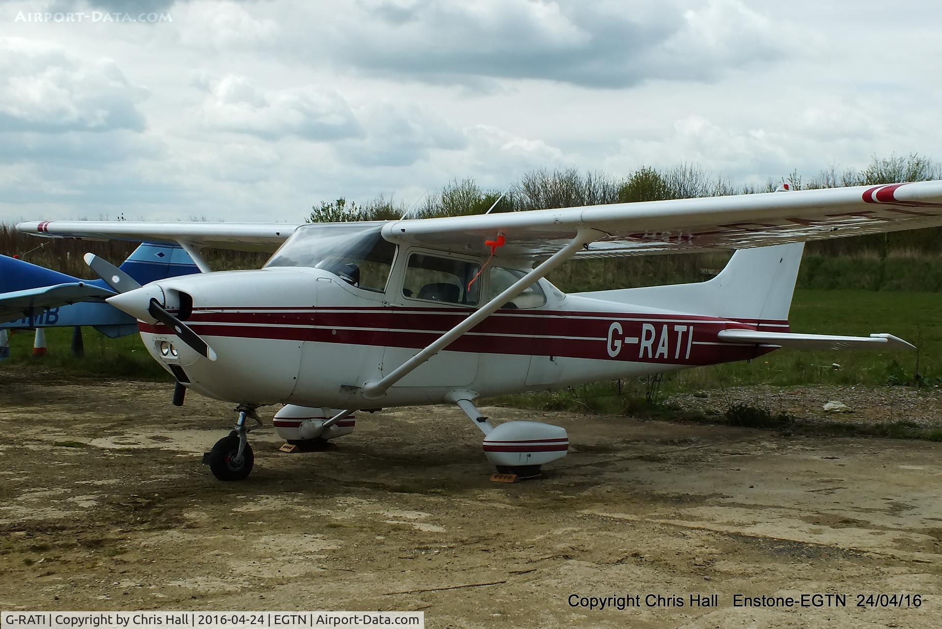 G-RATI, 1975 Reims Cessna F172M ll C/N 1311, at Enstone airfield