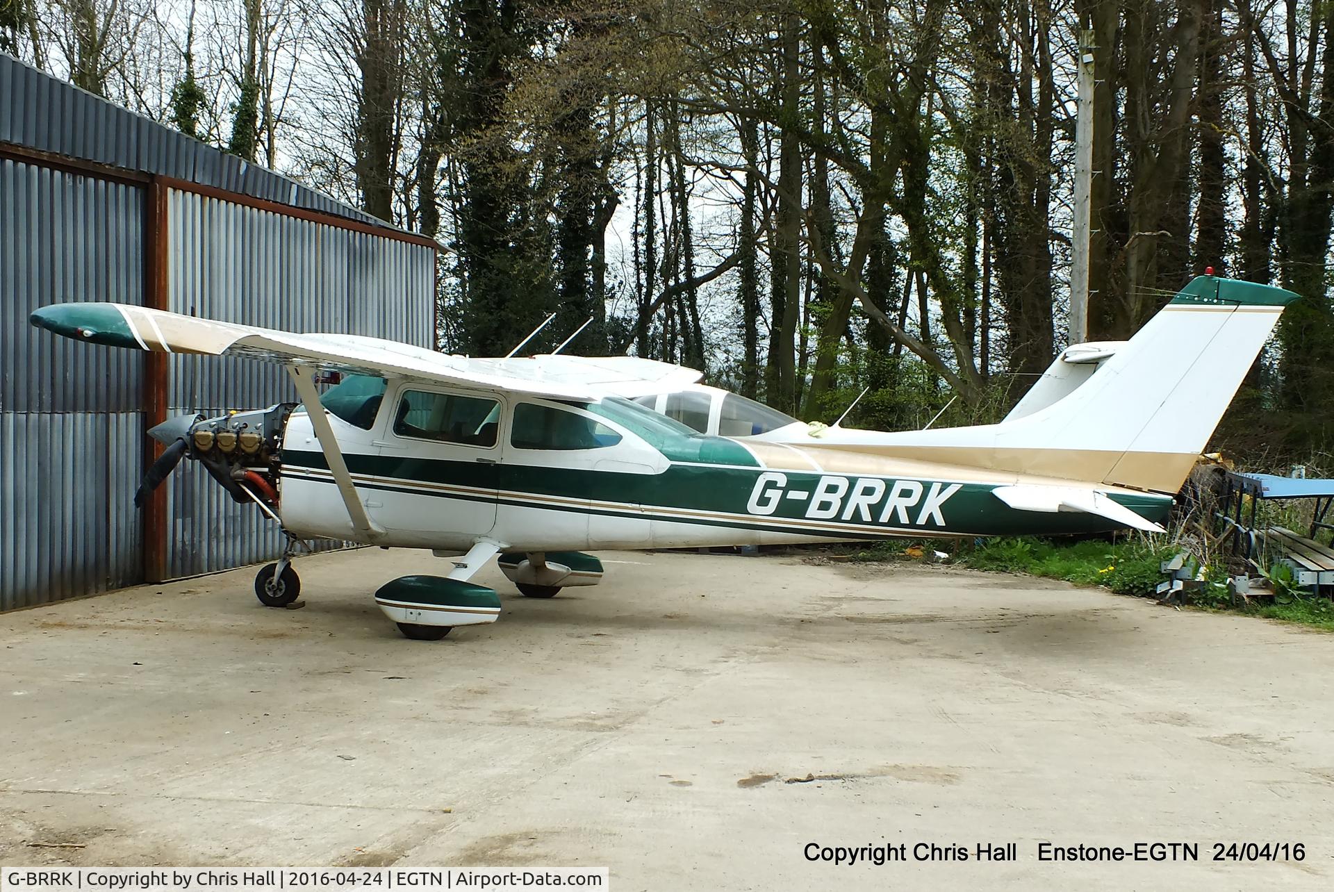 G-BRRK, 1977 Cessna 182Q Skylane C/N 182-66160, at Enstone airfield