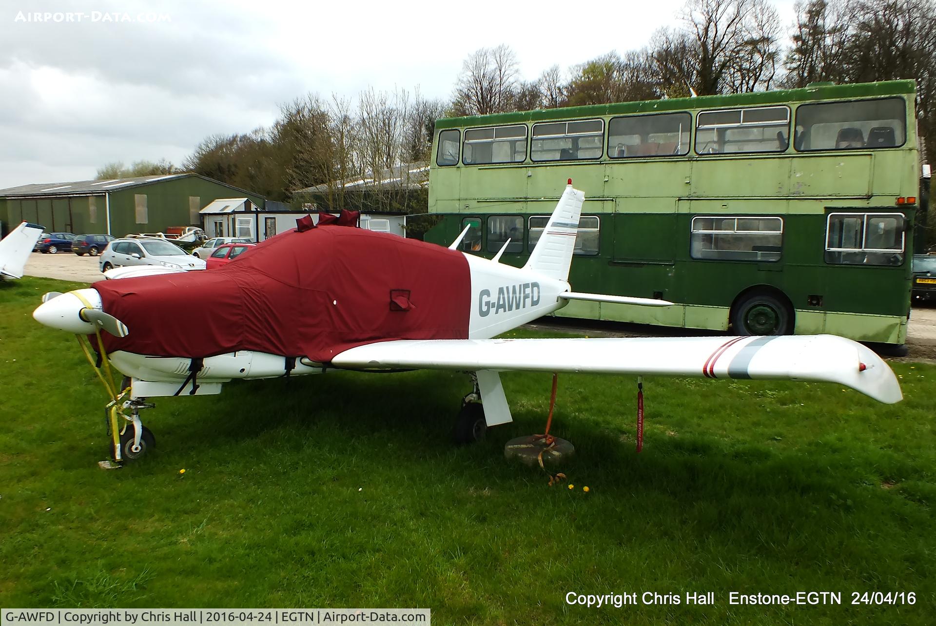 G-AWFD, 1968 Piper PA-28R-180 Cherokee Arrow C/N 28R-30669, at Enstone airfield