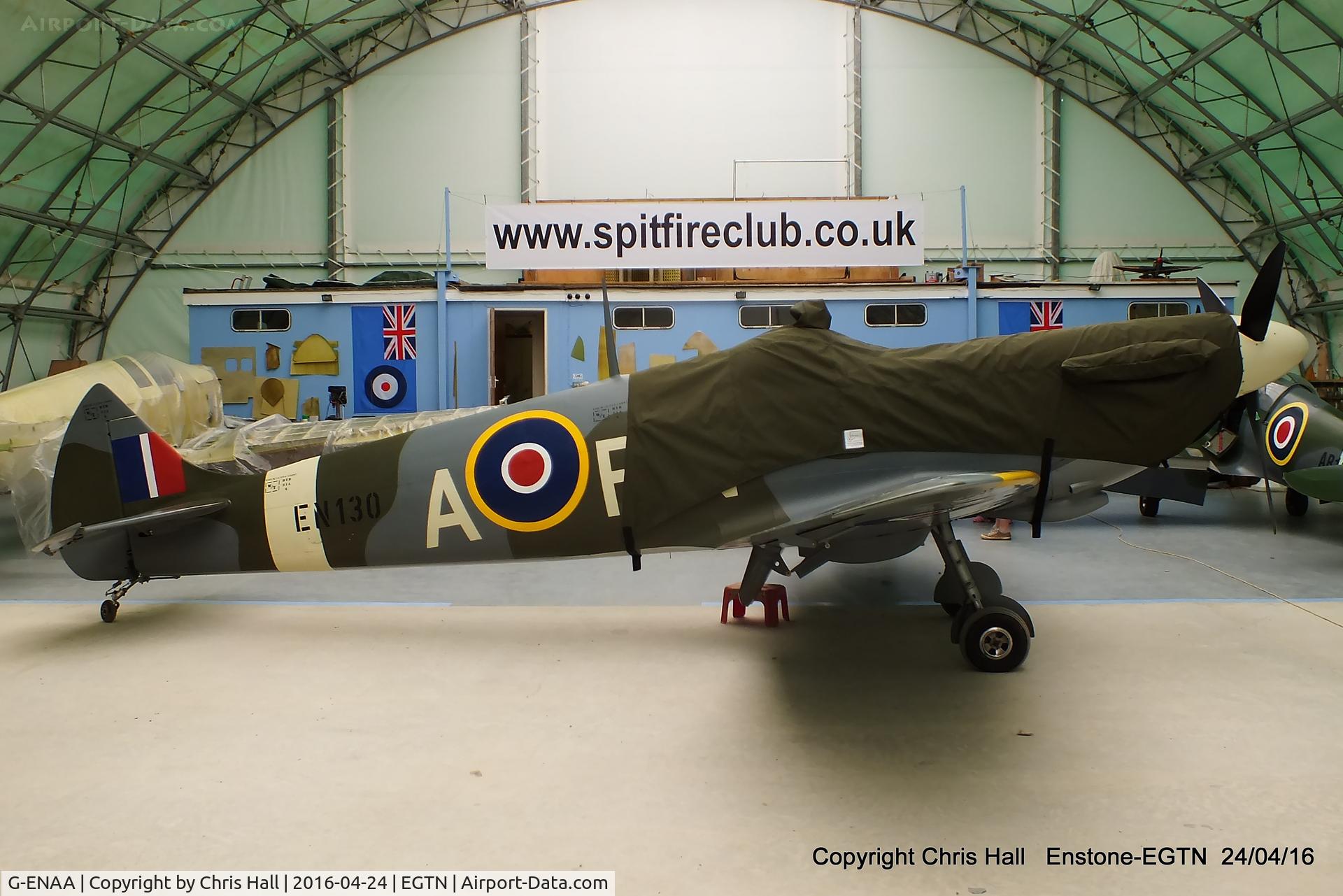 G-ENAA, 2013 Supermarine Aircraft Spitfire Mk.26B C/N LAA 324-15097, at Enstone airfield