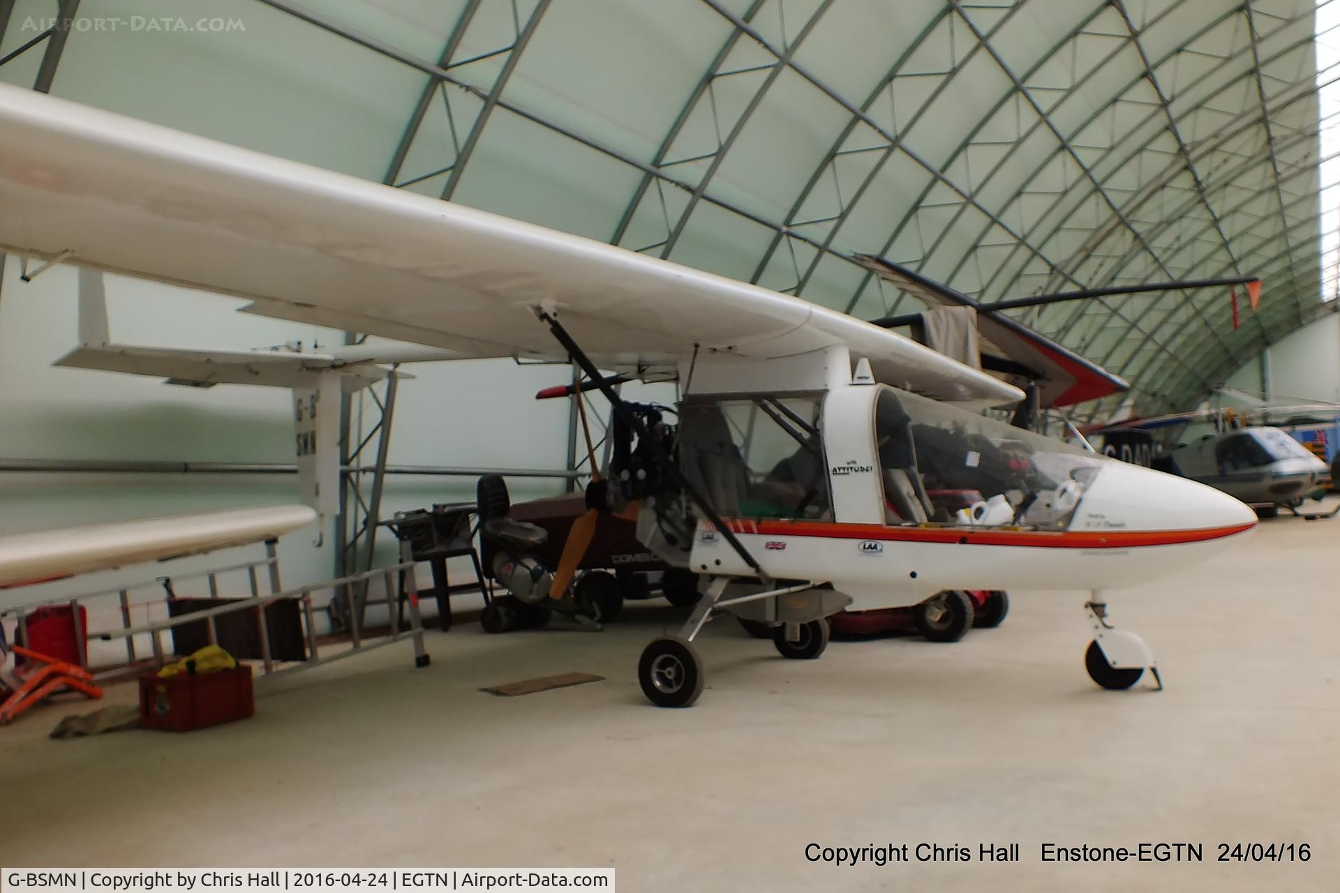 G-BSMN, 1990 CFM Streak Shadow C/N PFA 161-11656, at Enstone airfield