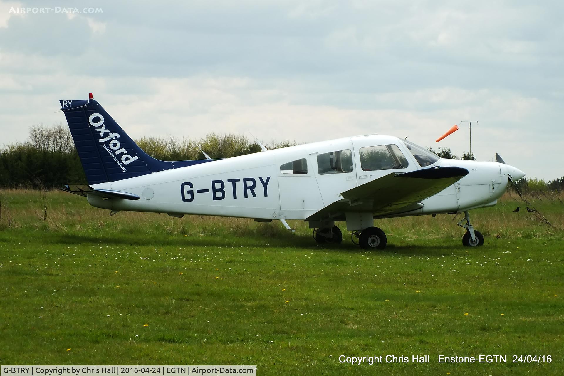 G-BTRY, 1981 Piper PA-28-161 Cherokee Warrior II C/N 28-8116190, at Enstone airfield