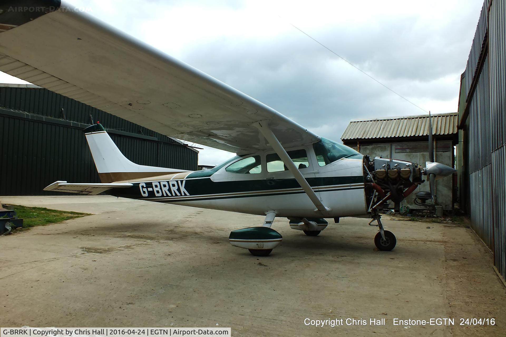 G-BRRK, 1977 Cessna 182Q Skylane C/N 182-66160, at Enstone airfield