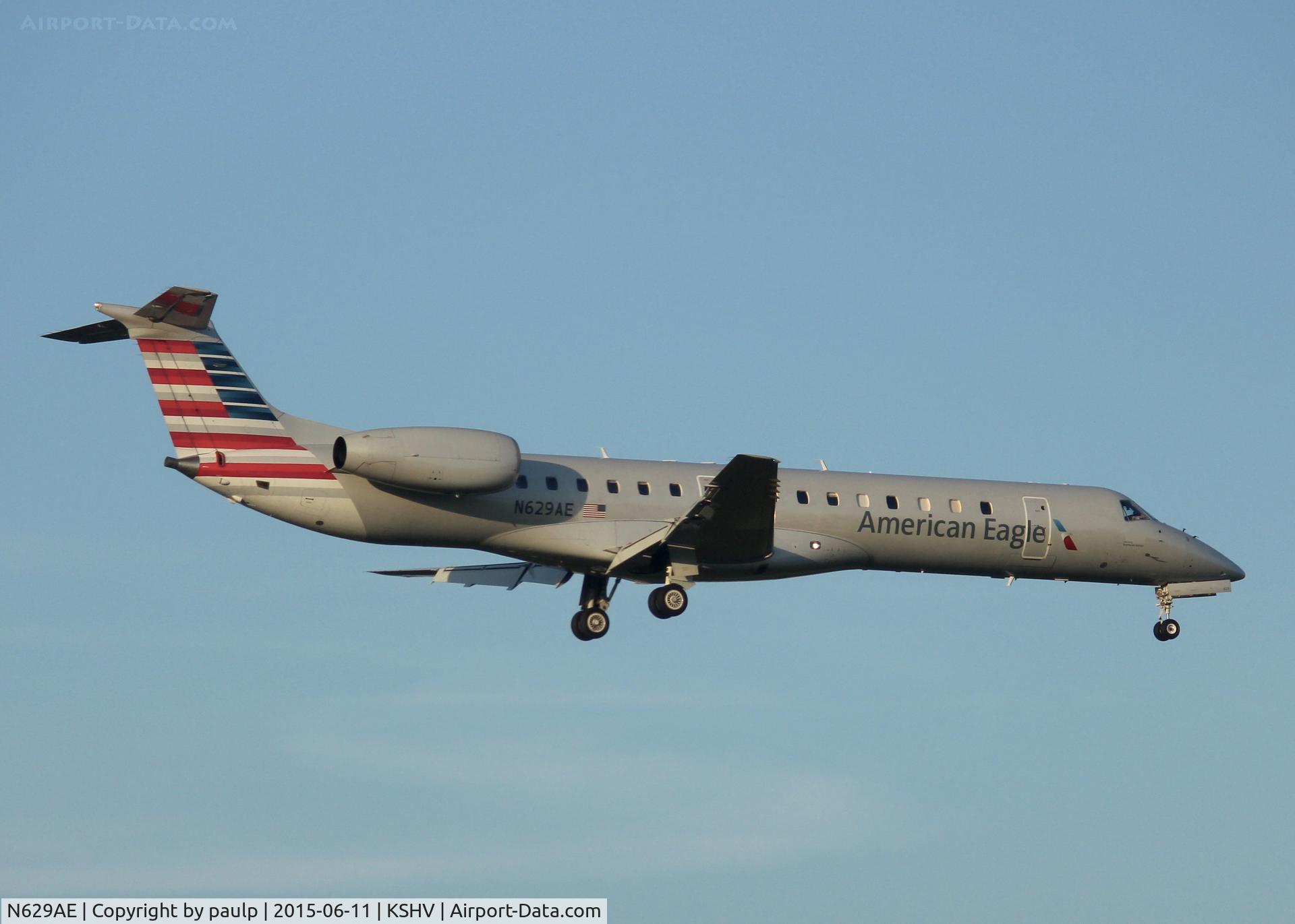N629AE, 1999 Embraer ERJ-145LR (EMB-145LR) C/N 145130, At Shreveport Regional.