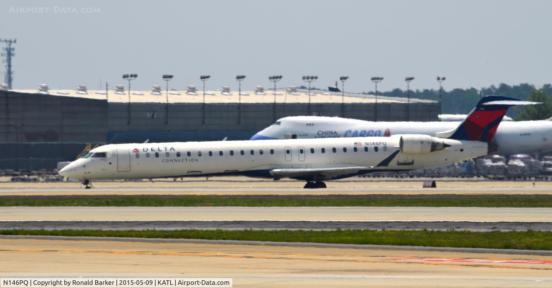N146PQ, 2007 Bombardier CRJ-900ER (CL-600-2D24) C/N 15146, Taxi Atlanta
