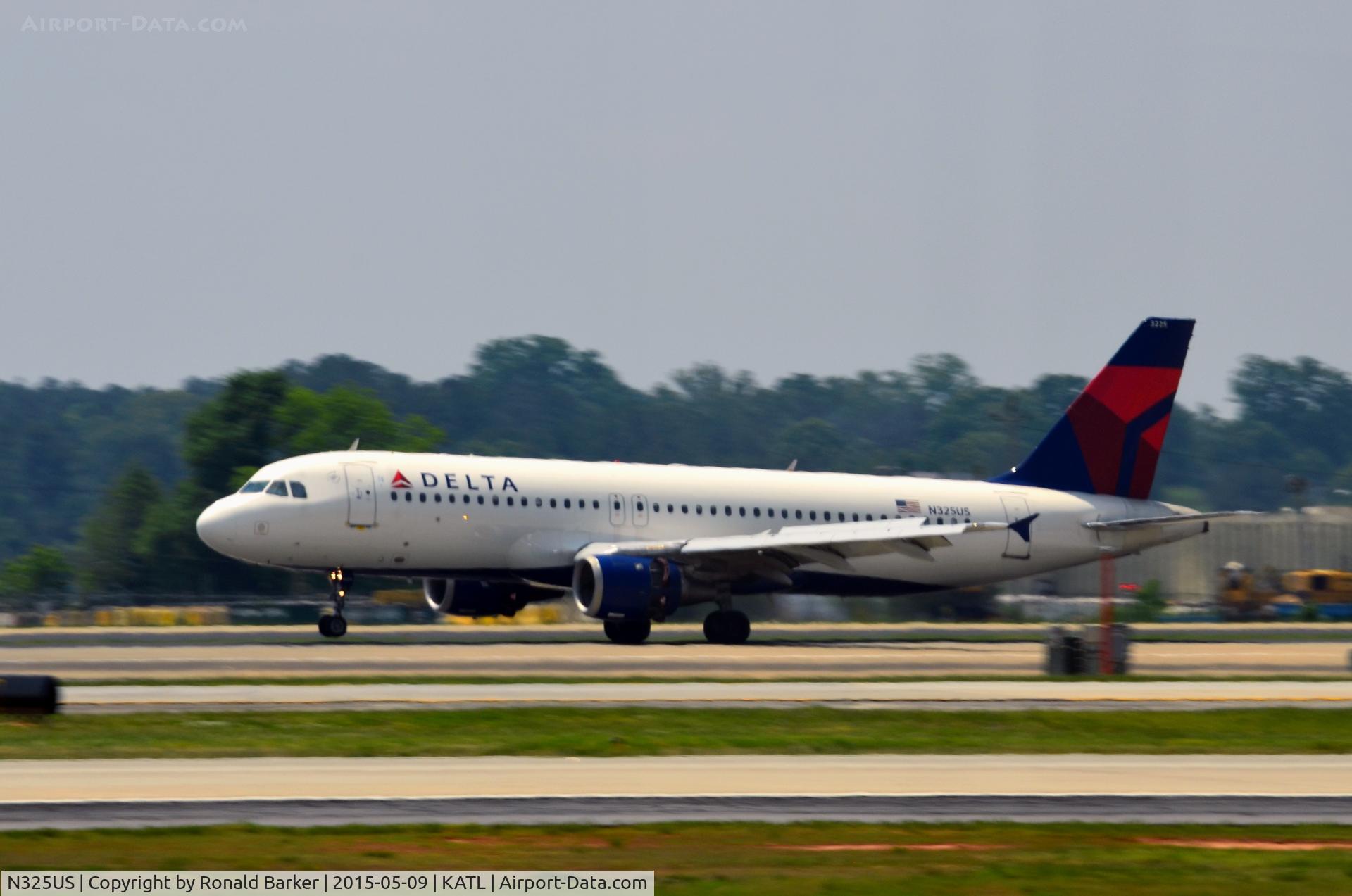 N325US, 1992 Airbus A320-211 C/N 281, Landing Atlanta