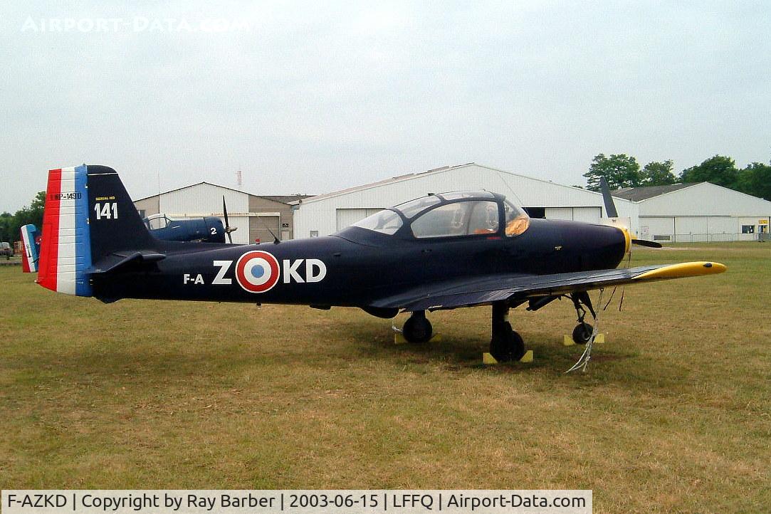 F-AZKD, Focke-Wulf FWP-149D C/N 141, Piaggio FWP-149D [141] La Ferte Alais~F 15/06/2003