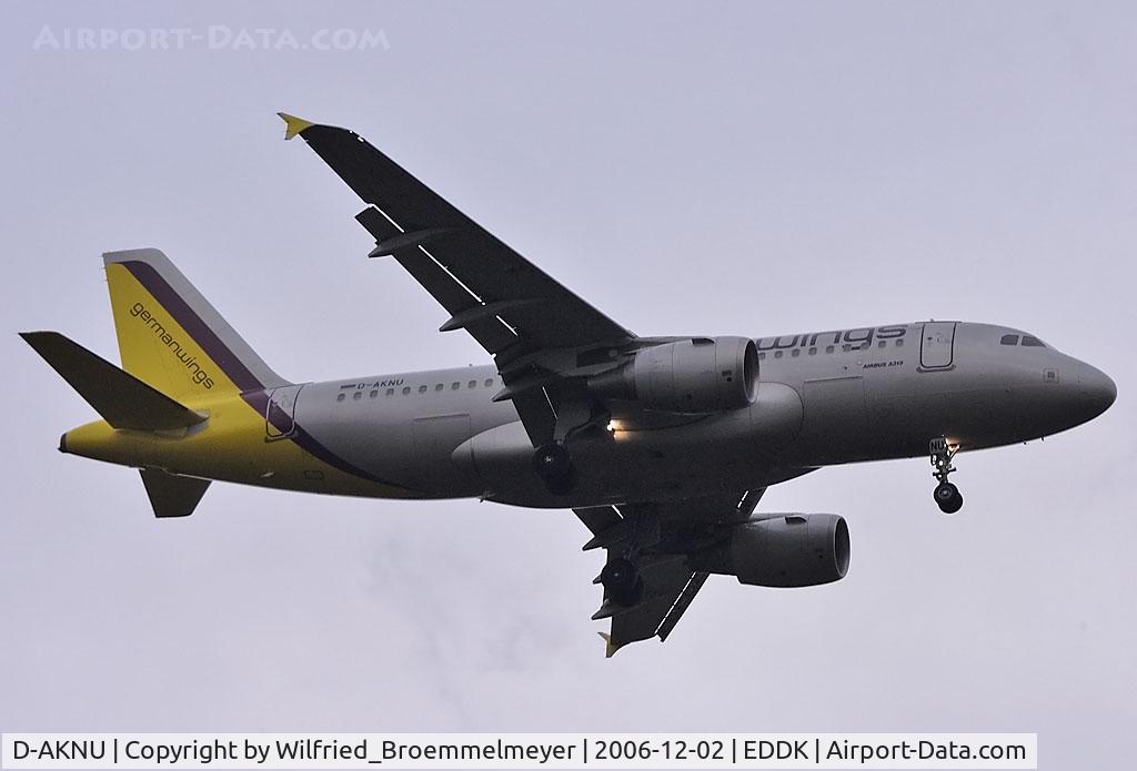 D-AKNU, 2005 Airbus A319-112 C/N 2628, Germanwings