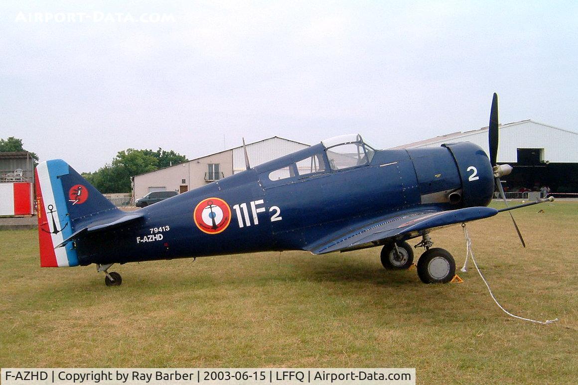 F-AZHD, North American NA-68 C/N SA-30, North American NA.68 Replica [Unknown] La Ferte Alais~F 15/06/2003