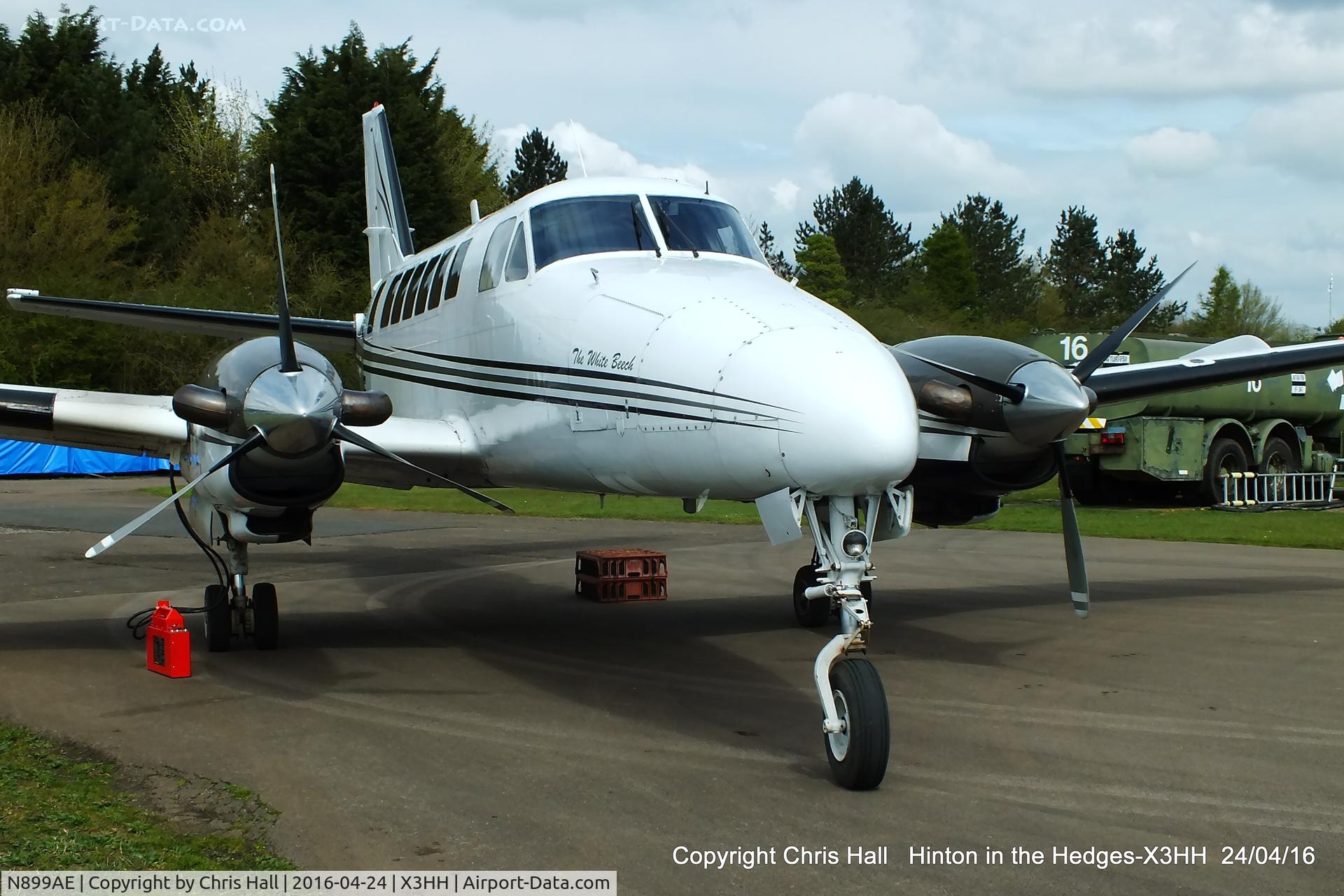 N899AE, 1968 Beech 99 C/N U-23, at Hinton in the Hedges