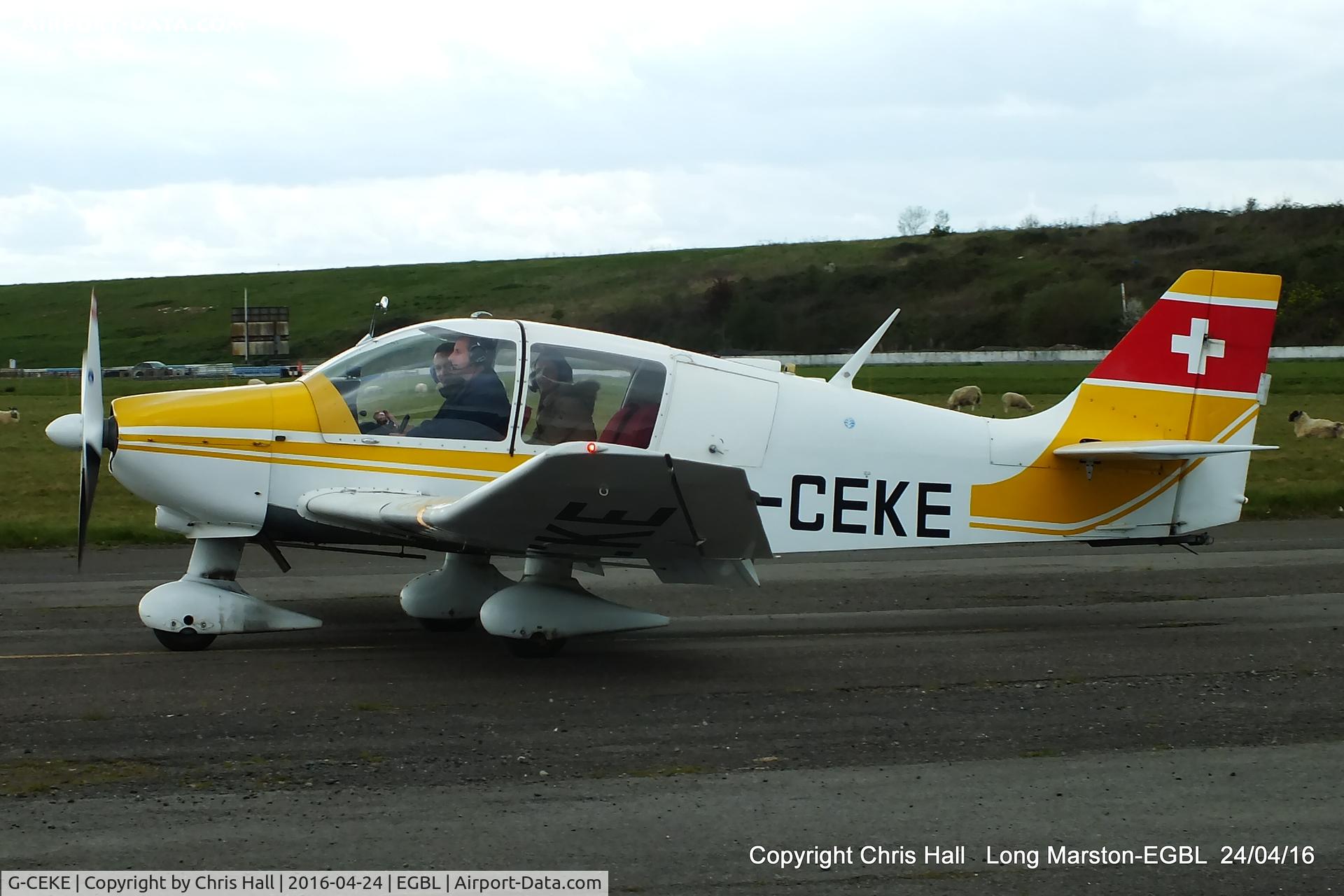 G-CEKE, 1974 Robin DR-400-180 Regent Regent C/N 943, at Long Marston