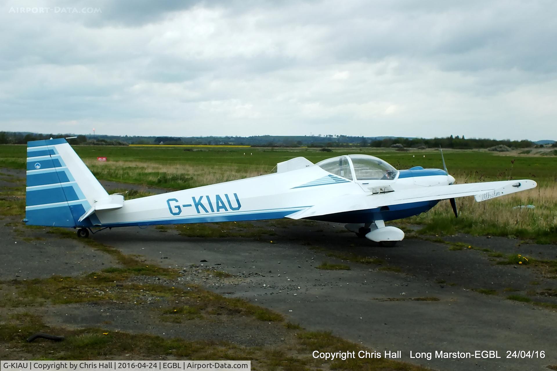 G-KIAU, 1989 Scheibe SF-25C Falke C/N 44461, at Long Marston