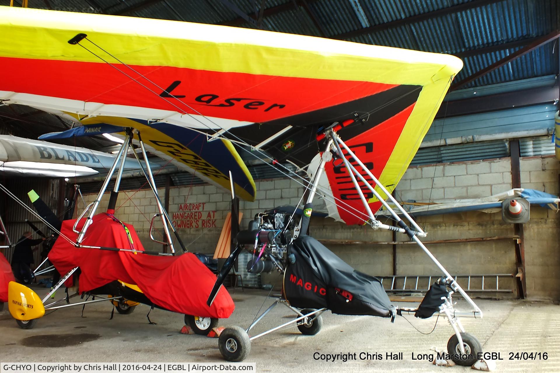 G-CHYO, 2013 Ace Aviation Magic Laser C/N AL153/AM157, at Long Marston