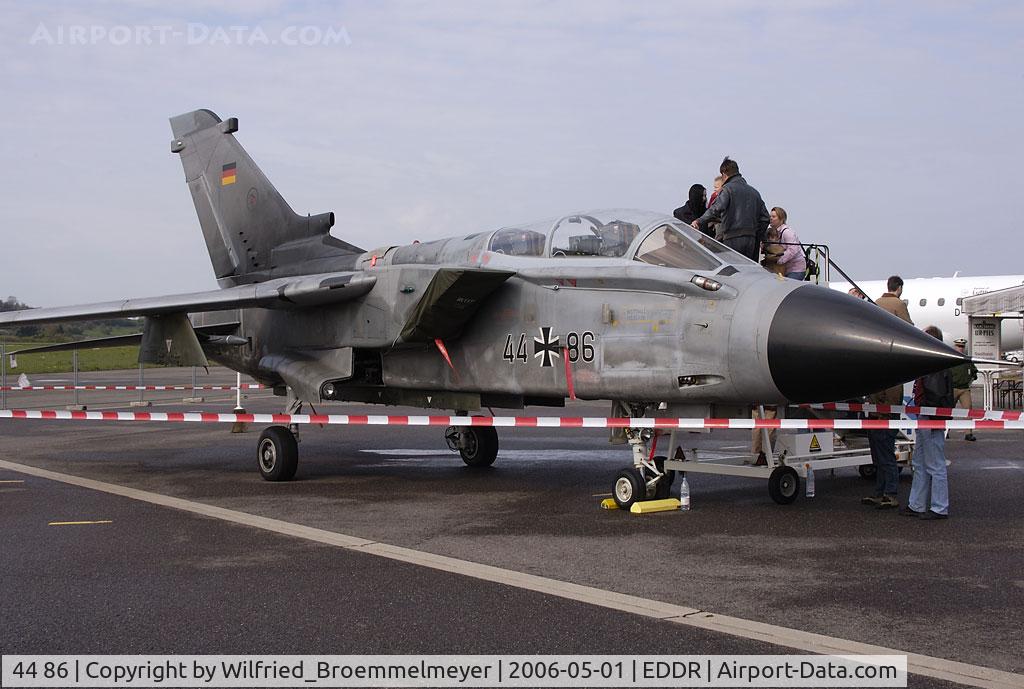 44 86, Panavia Tornado IDS C/N 470/GS139/4186, During Open House at Saarbruecken Airport