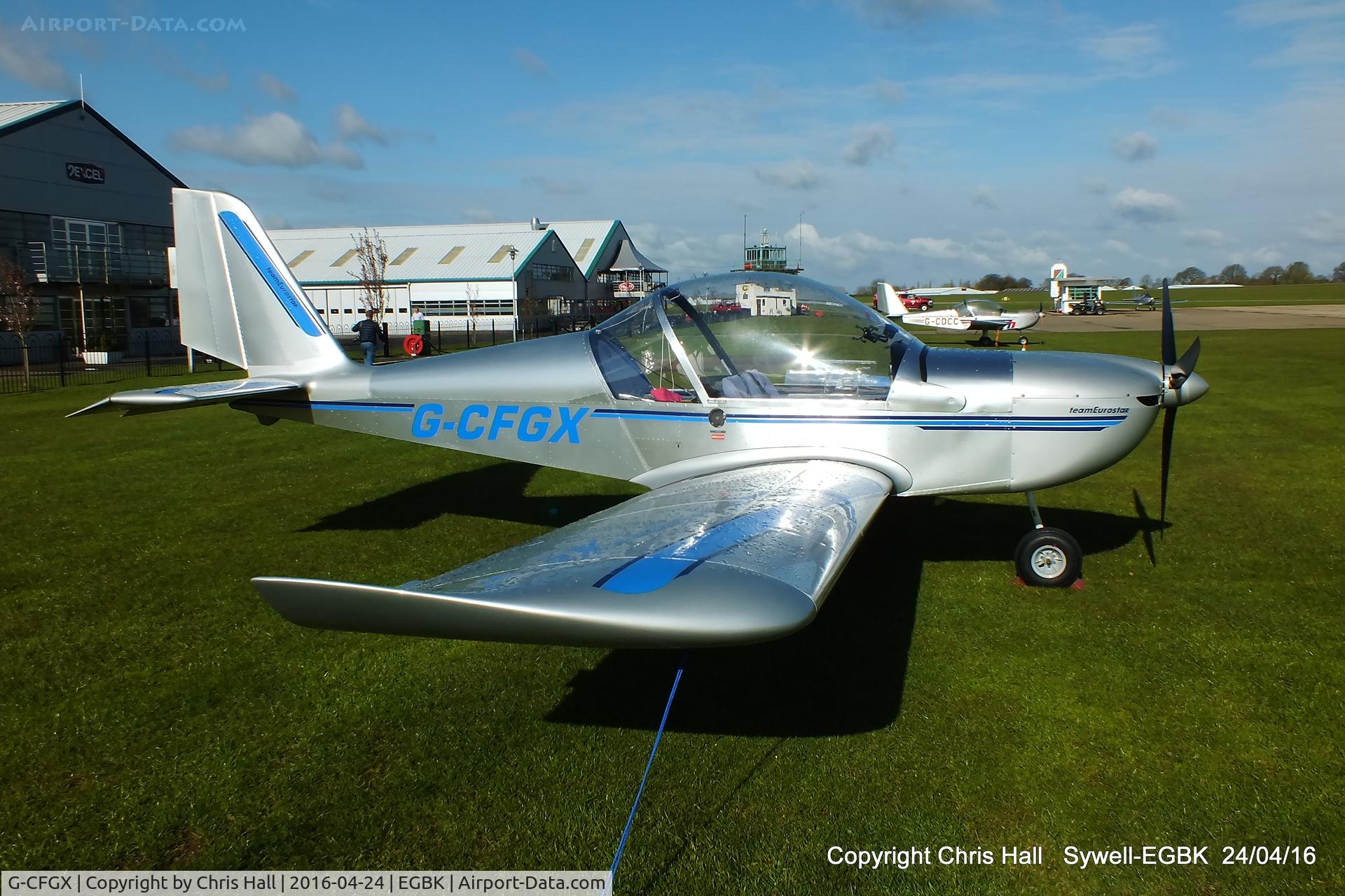 G-CFGX, 2008 Cosmik EV-97 TeamEurostar UK C/N 3212, at the EV-97 flyin at Sywell