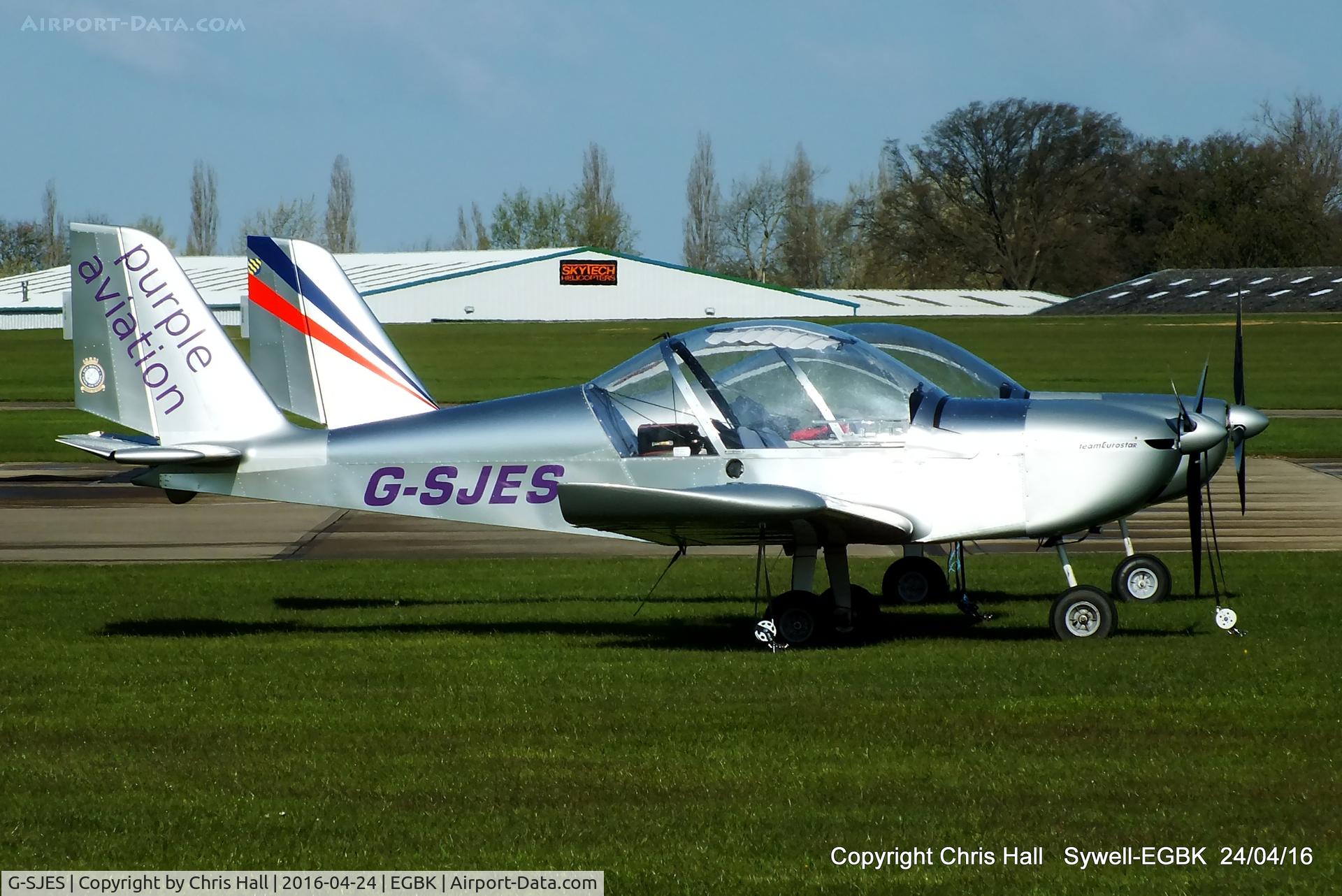 G-SJES, 2007 Cosmik EV-97 TeamEurostar UK C/N 2918, at the EV-97 flyin at Sywell