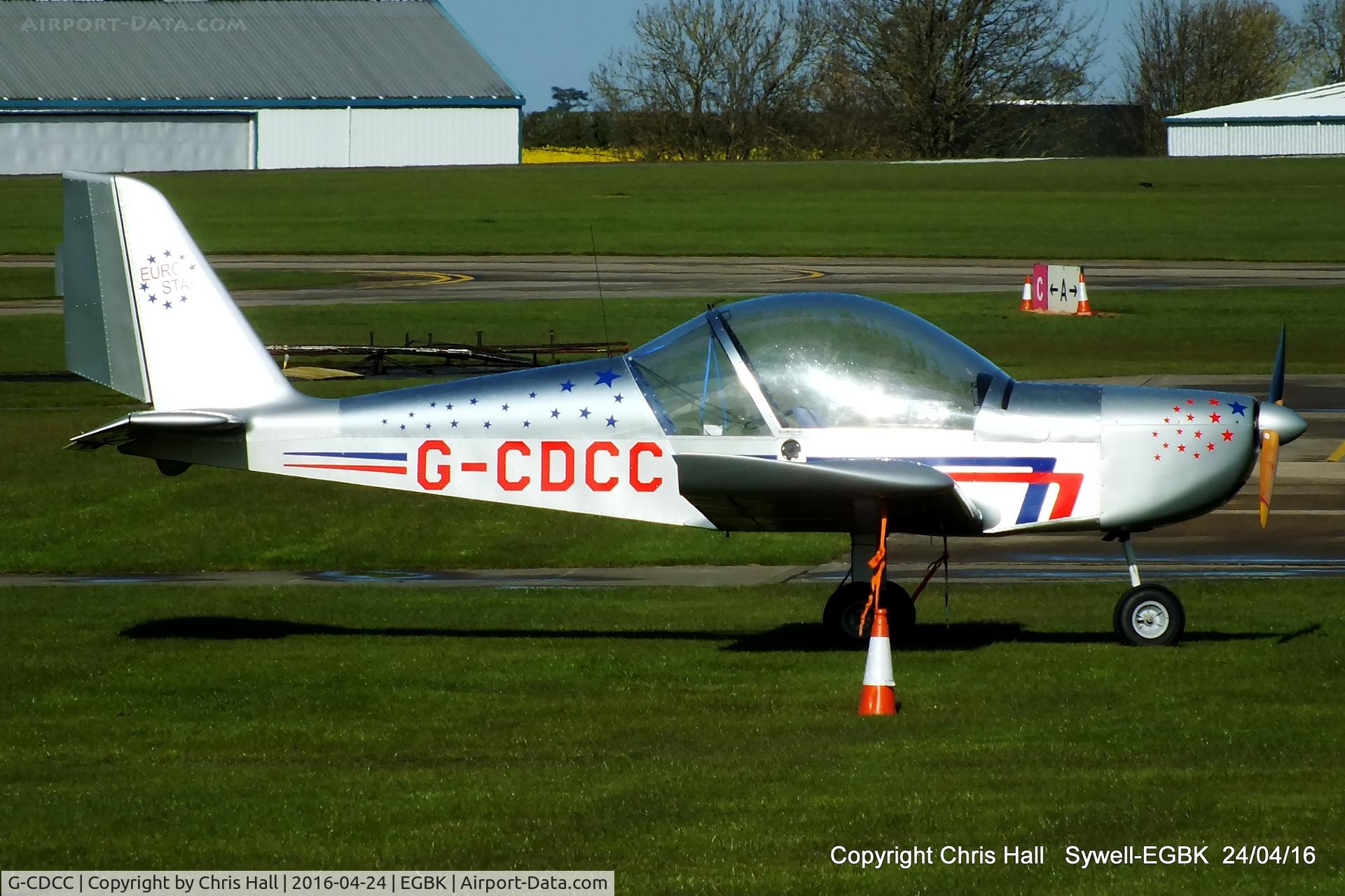 G-CDCC, 2004 Aerotechnik EV-97A Eurostar C/N PFA 315A-14262, at the EV-97 flyin at Sywell