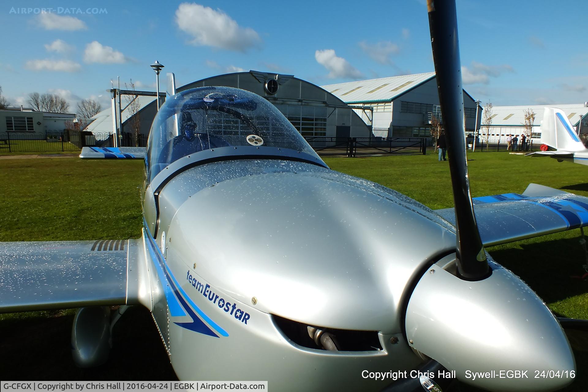 G-CFGX, 2008 Cosmik EV-97 TeamEurostar UK C/N 3212, at the EV-97 flyin at Sywell