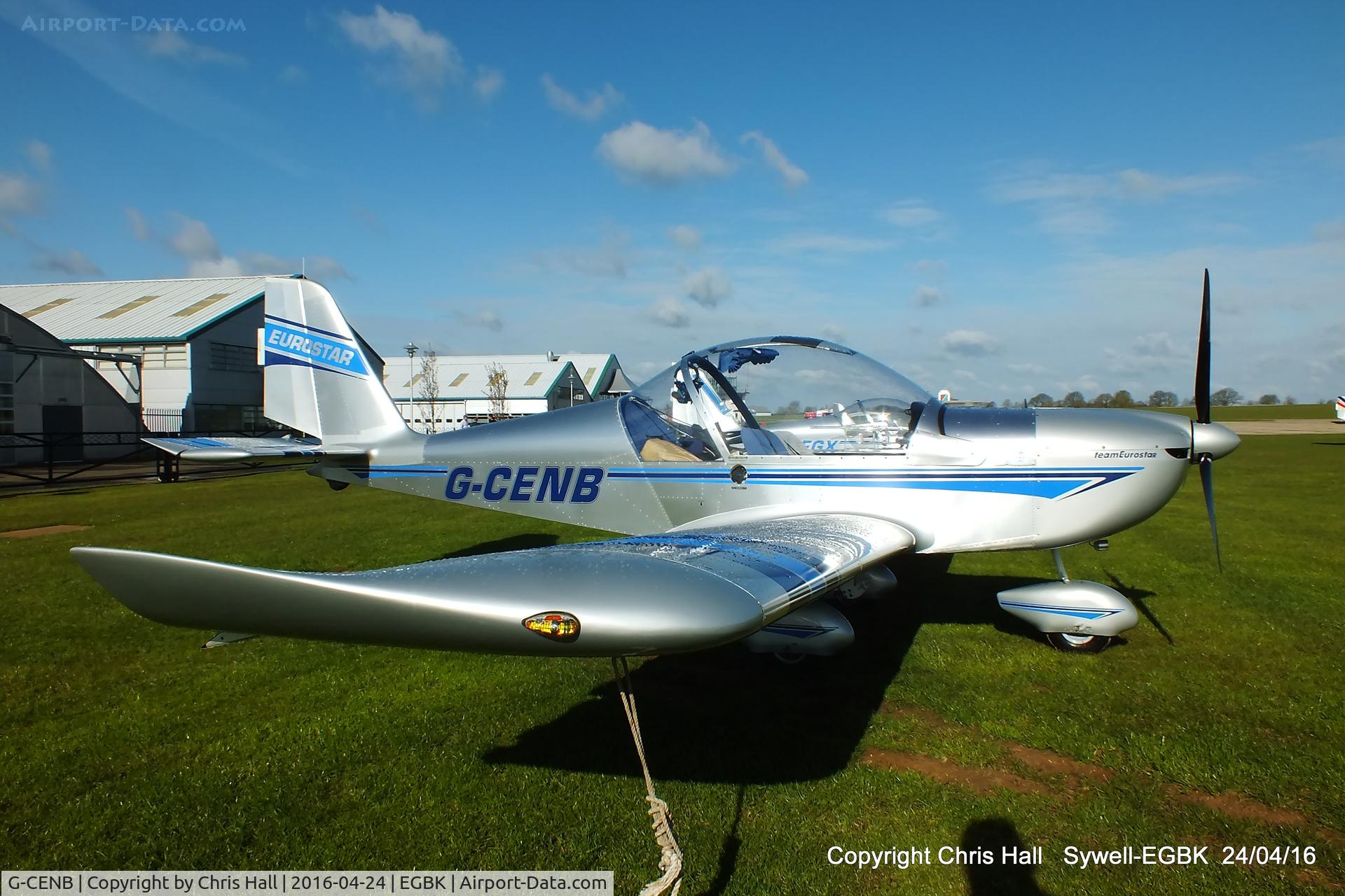 G-CENB, 2007 Cosmik EV-97 TeamEurostar UK C/N 2913, at the EV-97 flyin at Sywell
