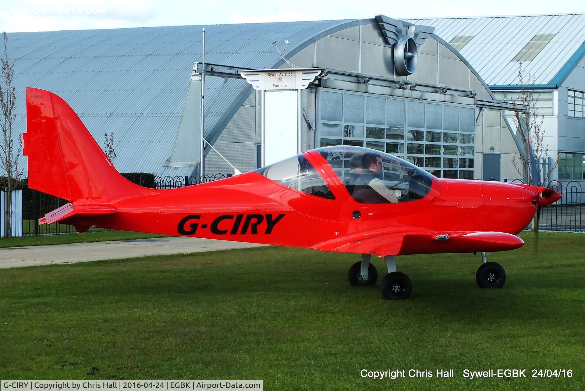 G-CIRY, 2015 Evektor EV-97 Eurostar SL C/N 2015-4222, at the EV-97 flyin at Sywell