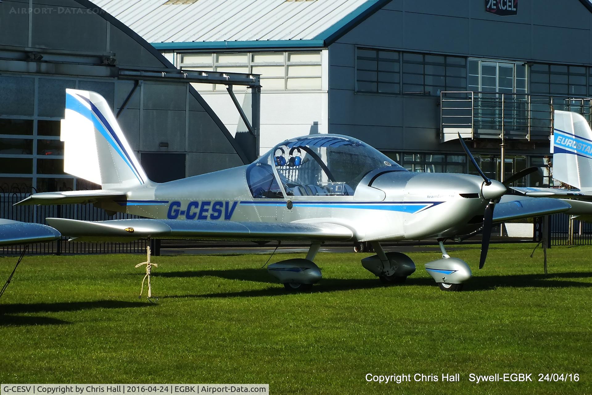 G-CESV, 2007 Cosmik EV-97 TeamEurostar UK C/N 3011, at the EV-97 flyin at Sywell