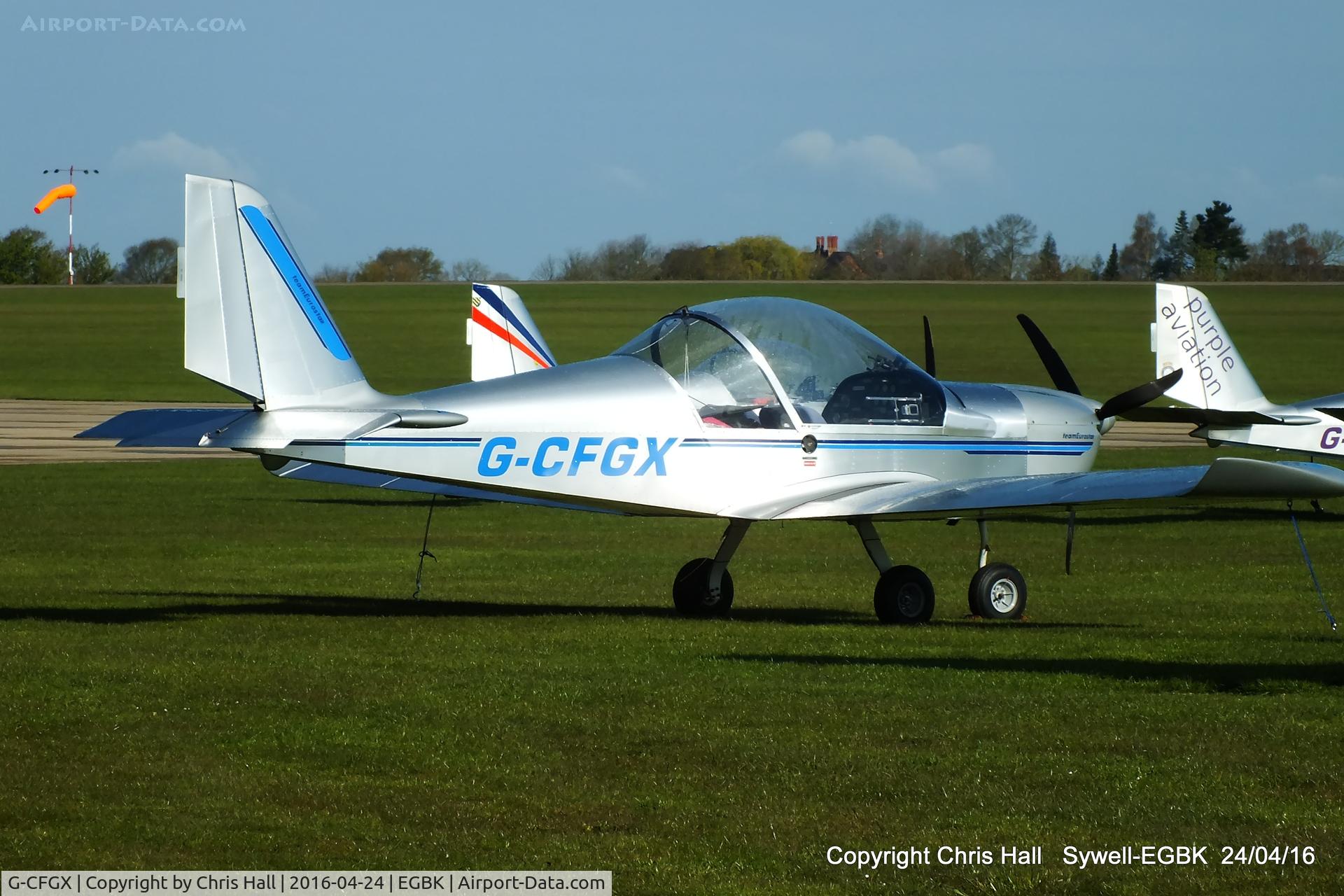 G-CFGX, 2008 Cosmik EV-97 TeamEurostar UK C/N 3212, at the EV-97 flyin at Sywell