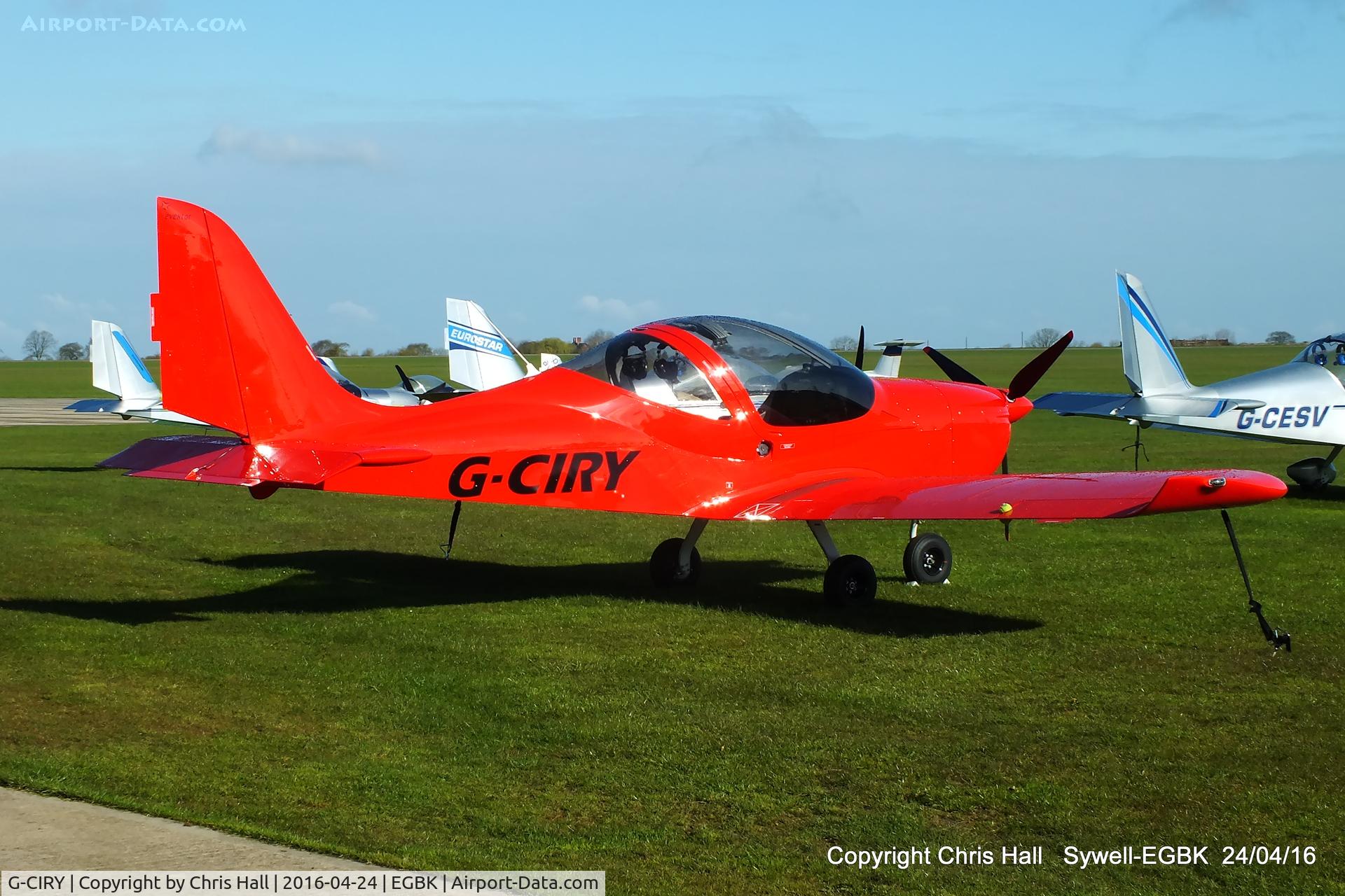 G-CIRY, 2015 Evektor EV-97 Eurostar SL C/N 2015-4222, at the EV-97 flyin at Sywell