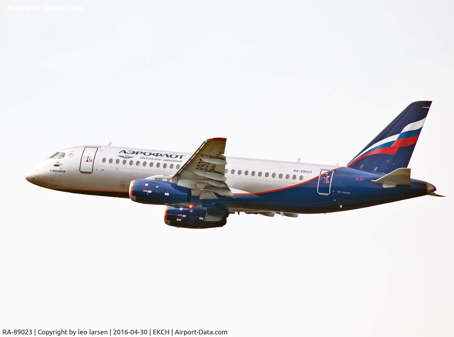RA-89023, 2013 Sukhoi Superjet 100-95B C/N 95041, Copenhagen 30.4.16