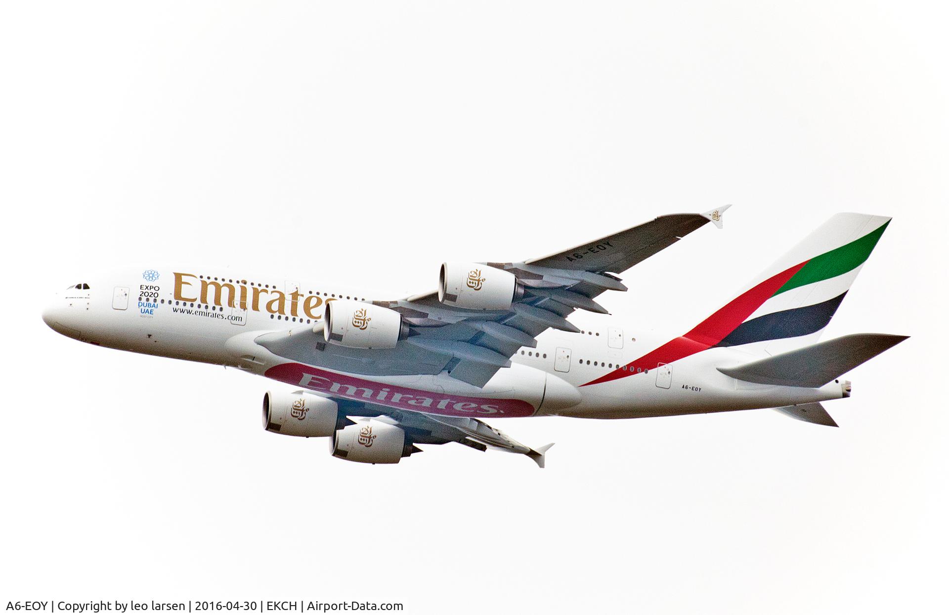 A6-EOY, 2015 Airbus A380-861 C/N 209, Copenhagen 30.4.16