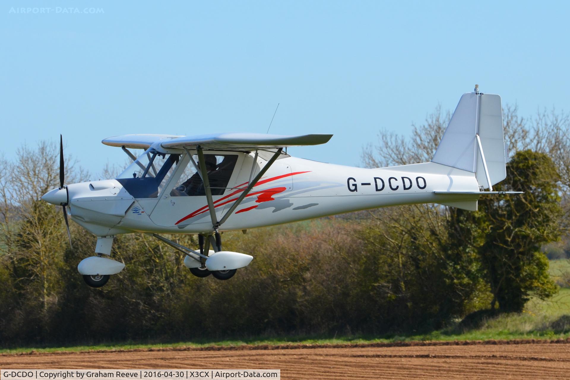 G-DCDO, 2010 Comco Ikarus C42 FB80 C/N 1008-7115, Landing at Northrepps.