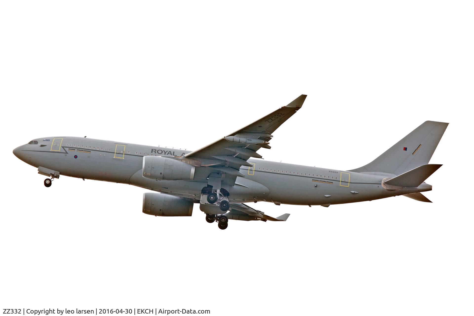 ZZ332, 2011 Airbus KC3 Voyager (A330-243MRTT) C/N 1275, Copenhagen 30.4.16