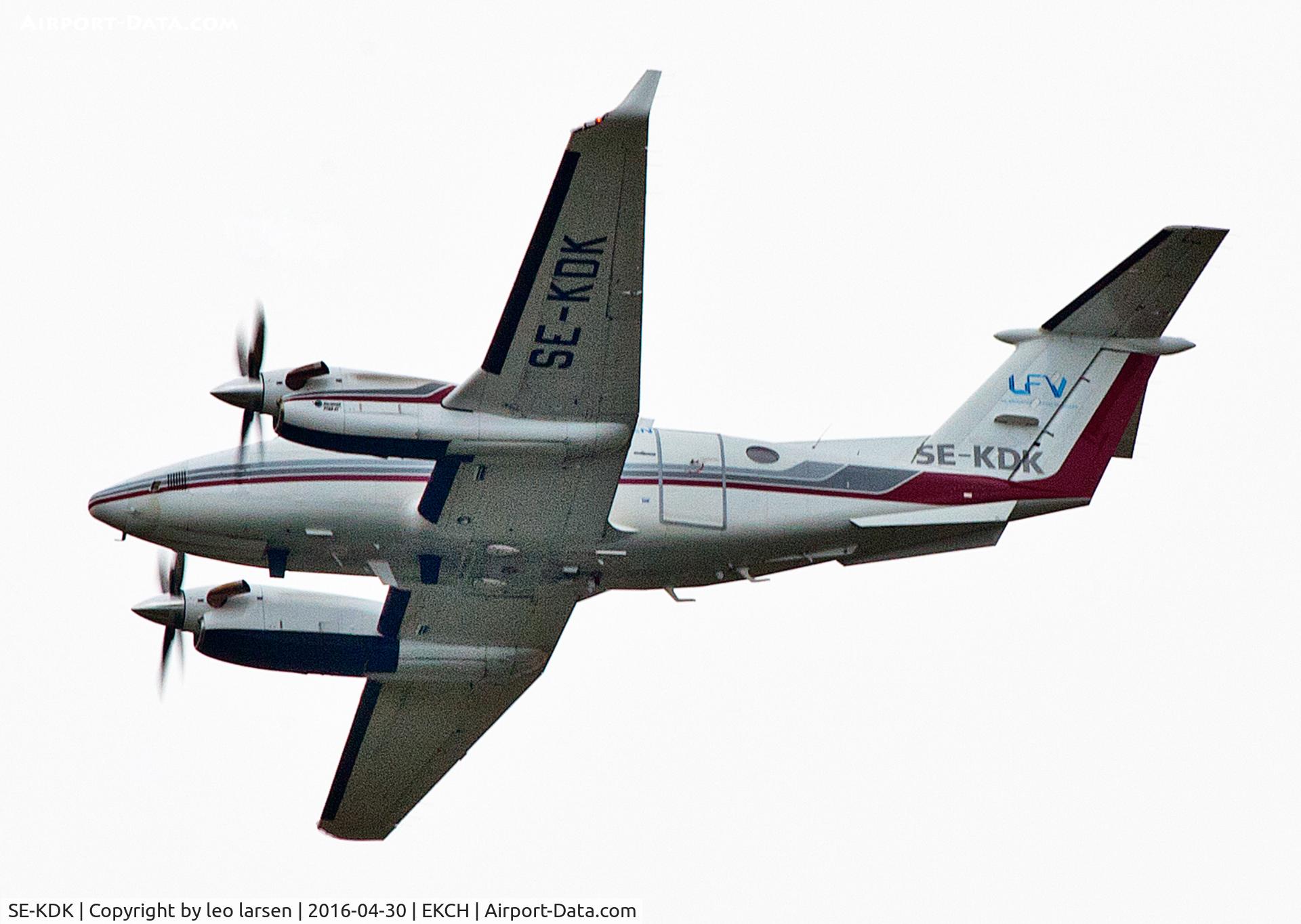 SE-KDK, 1981 Beech B200 Super King Air King Air C/N BB-909, Copenhagen 30.4.16