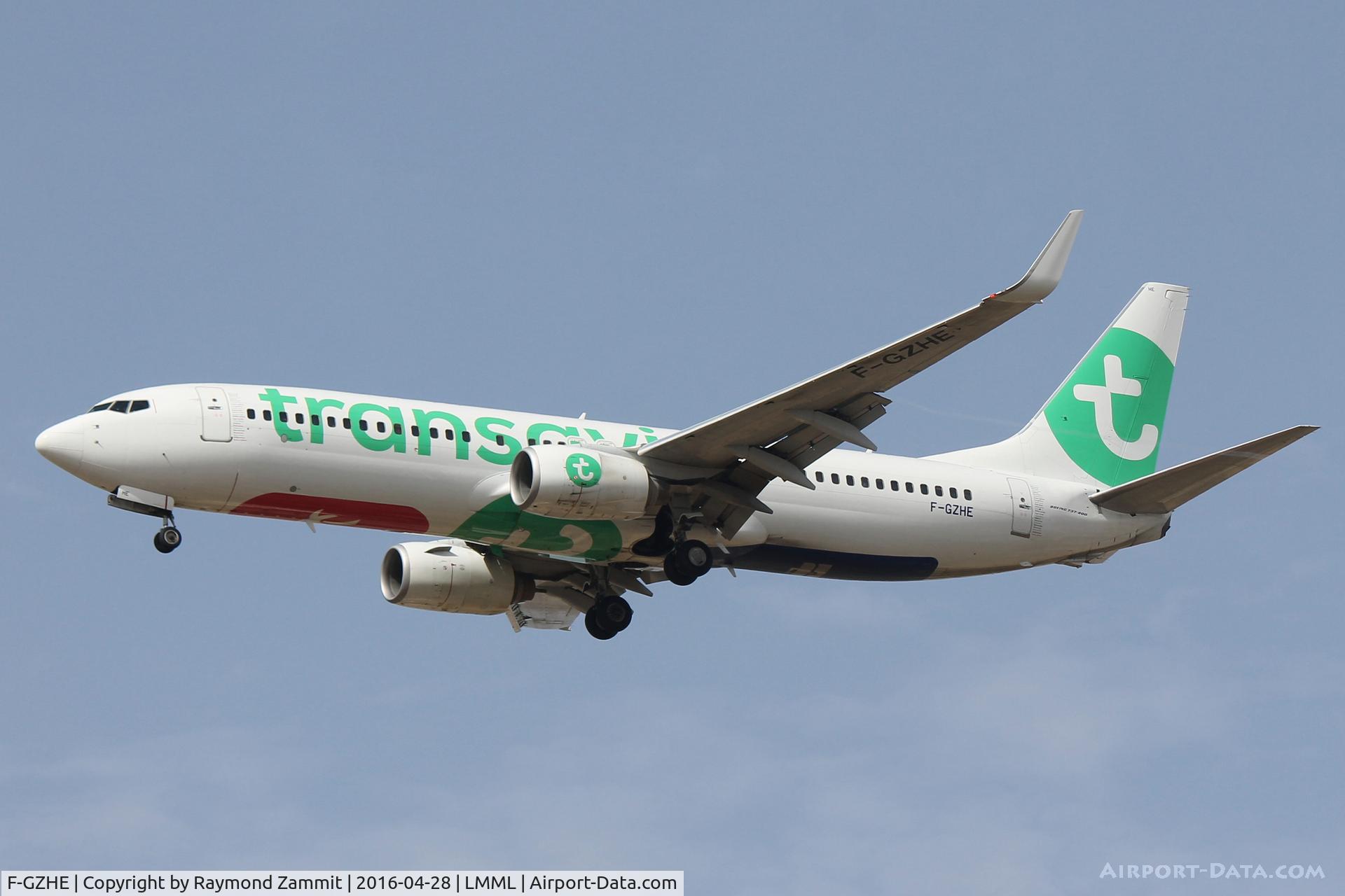 F-GZHE, 2008 Boeing 737-8K2 C/N 29678, B737-800 F-GZHE Transavia France