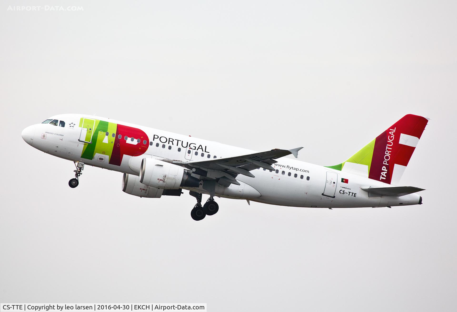 CS-TTE, 1998 Airbus A319-111 C/N 821, Copenhagen 30.4.16